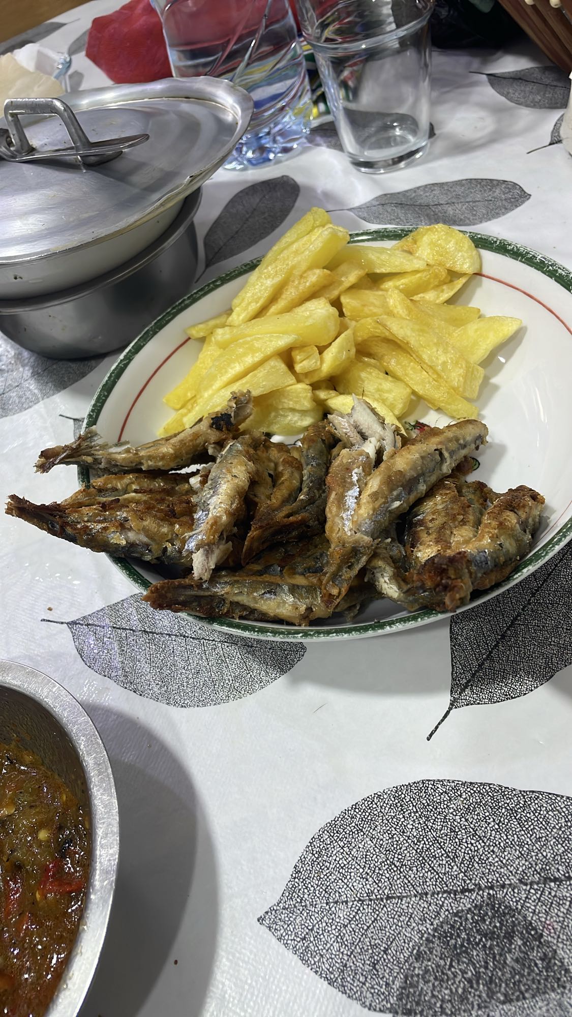 Poisson frit et frites