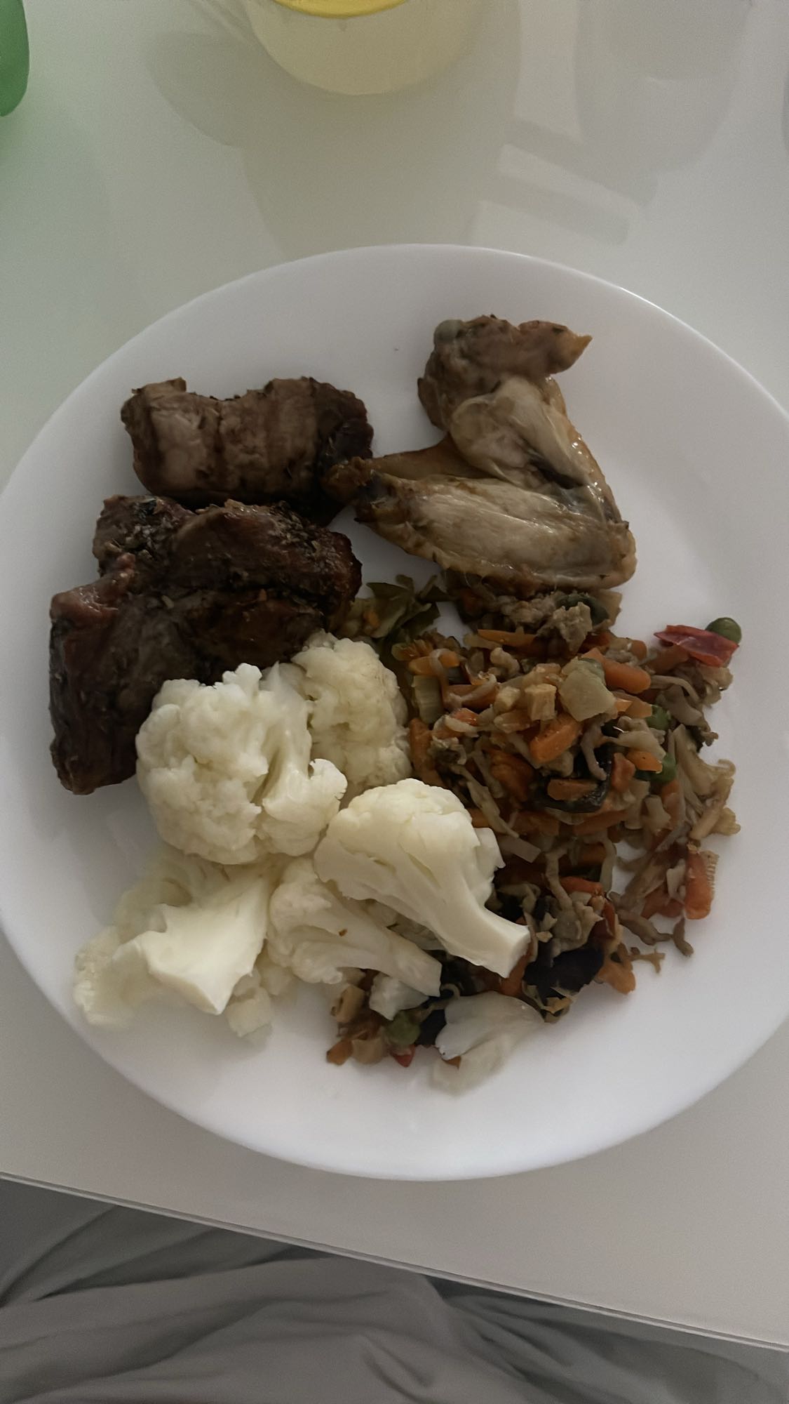 Mixed Protein Veggie Plate