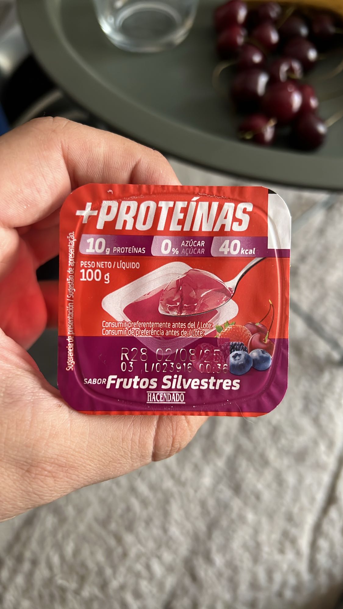 Yogur frutos silvestres