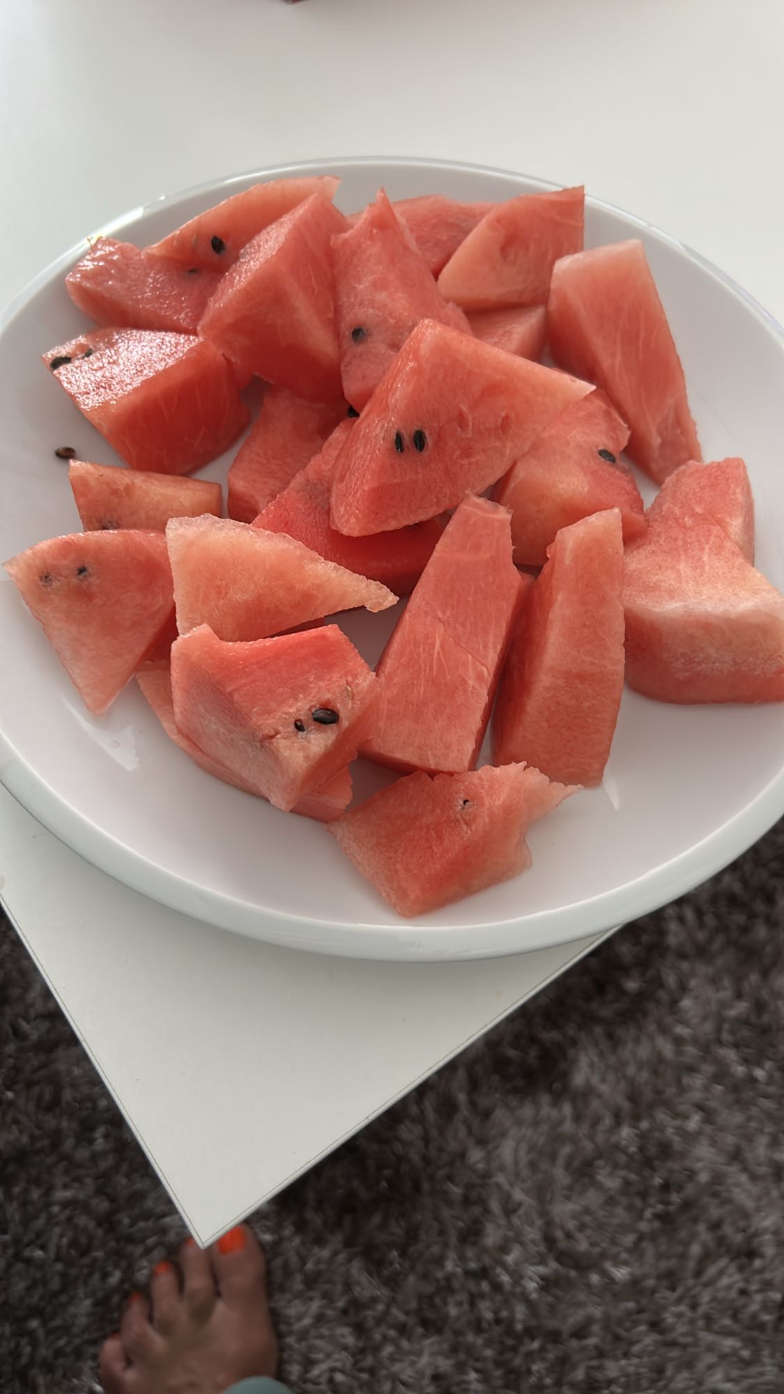 Wassermelonenstücke