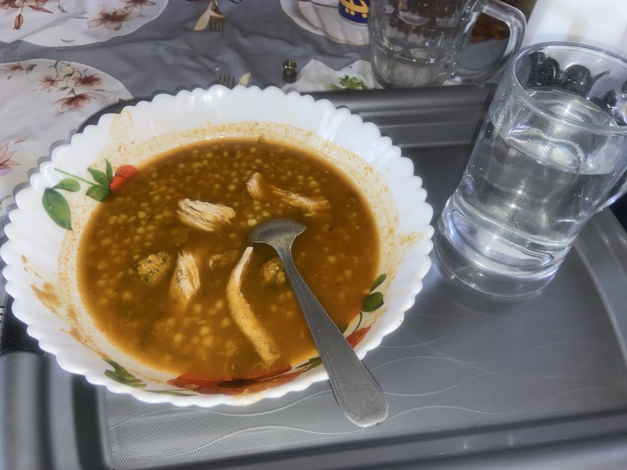 Soupe de poulet aux pâtes