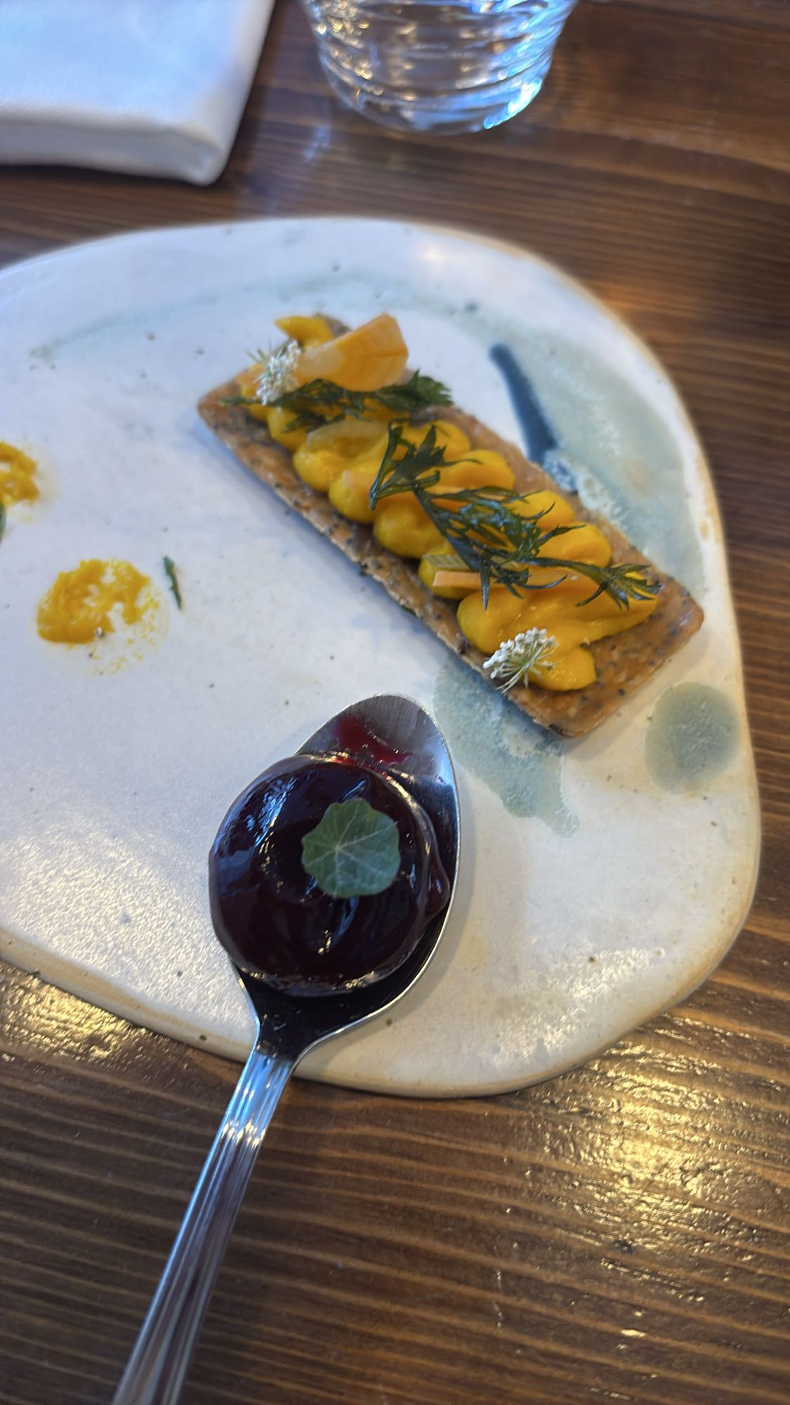 tartine aux légumes