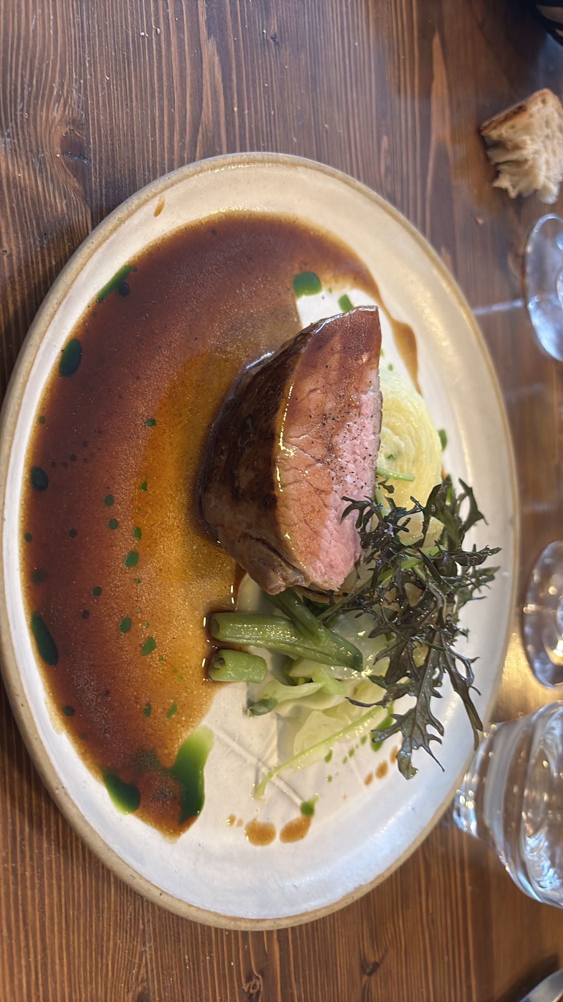 Filet de boeuf et légumes