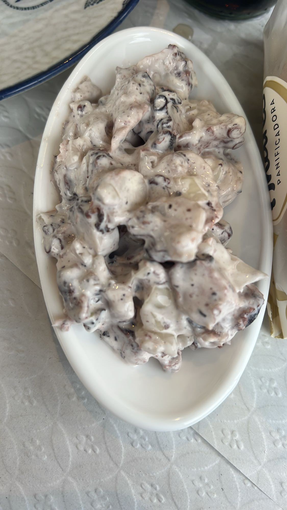 ensalada de frutas con crema