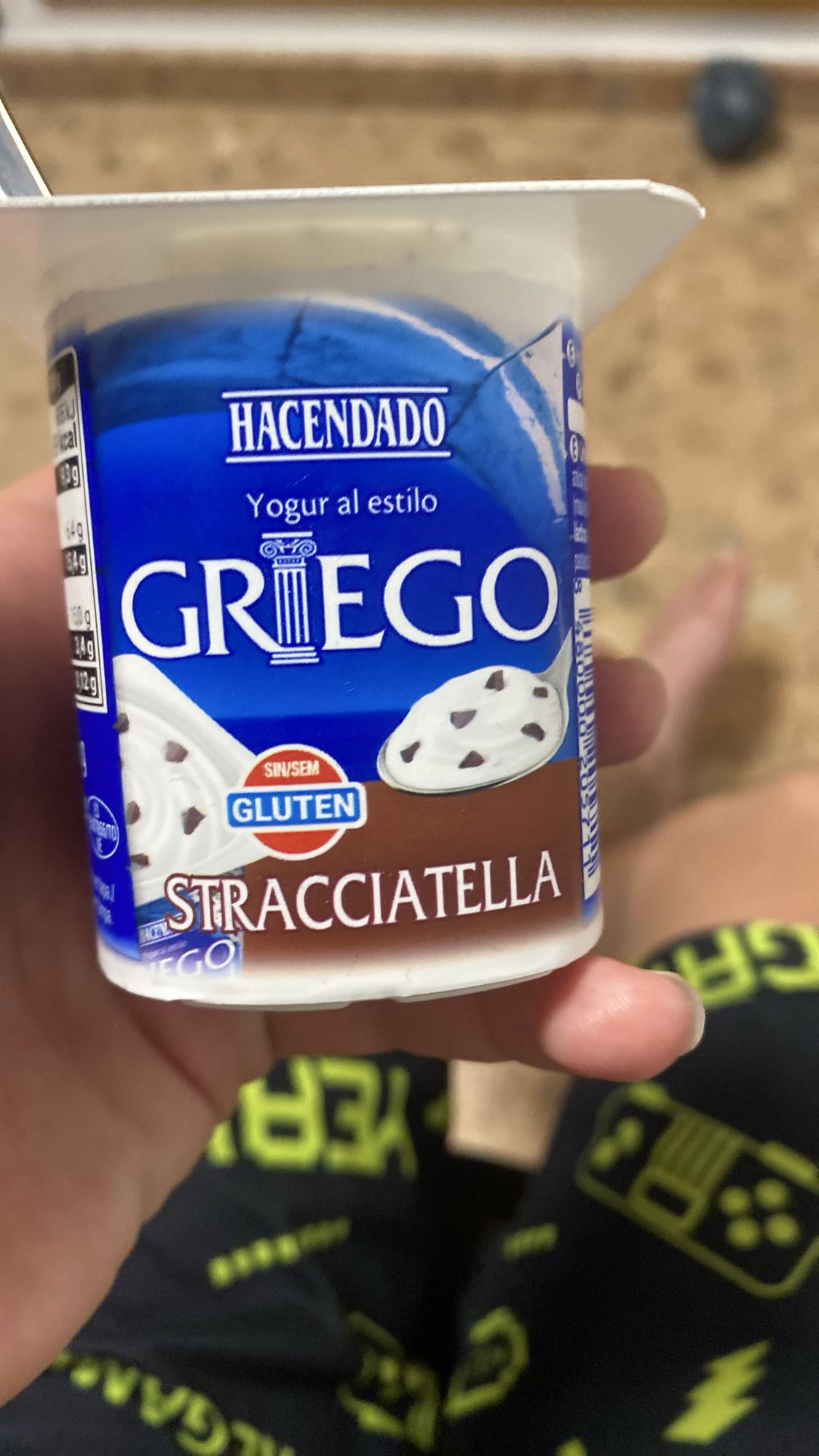 yogur griego stracciatella