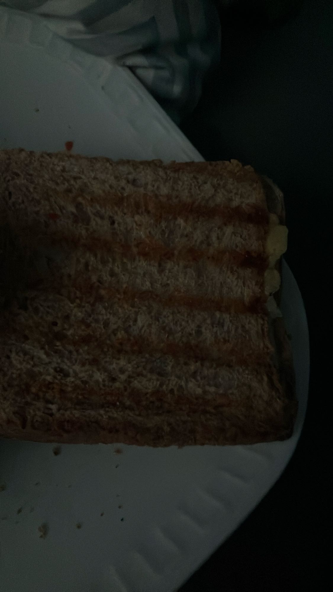 Tost z pełnoziarnistego chleba