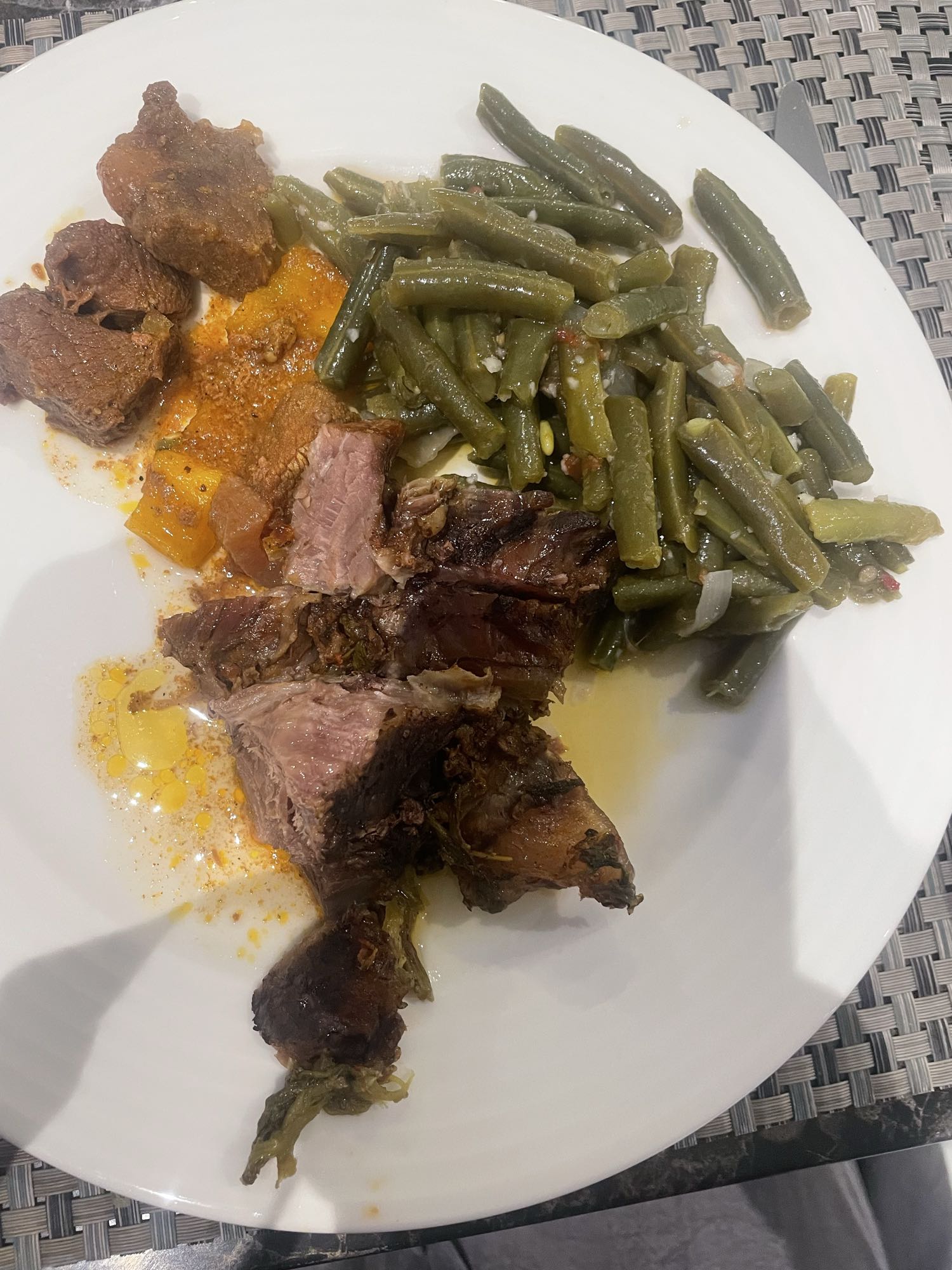 Friptură cu fasole verde