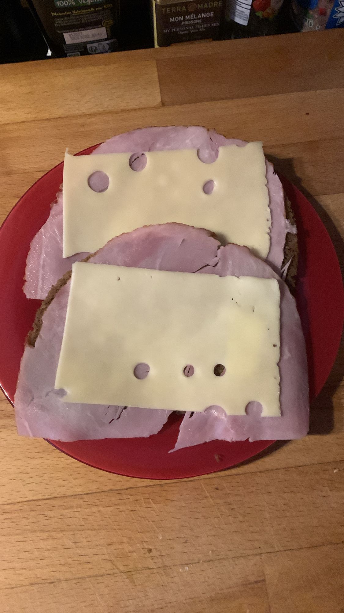 Sandwich jambon fromage