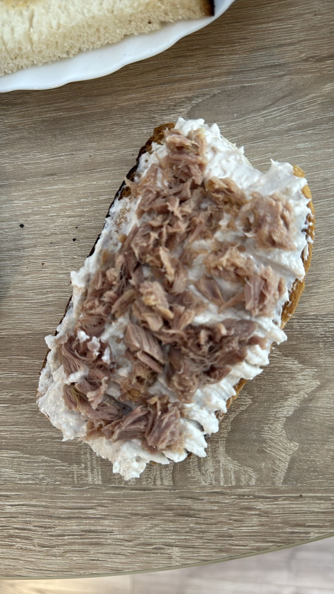 Tuna mayo toast