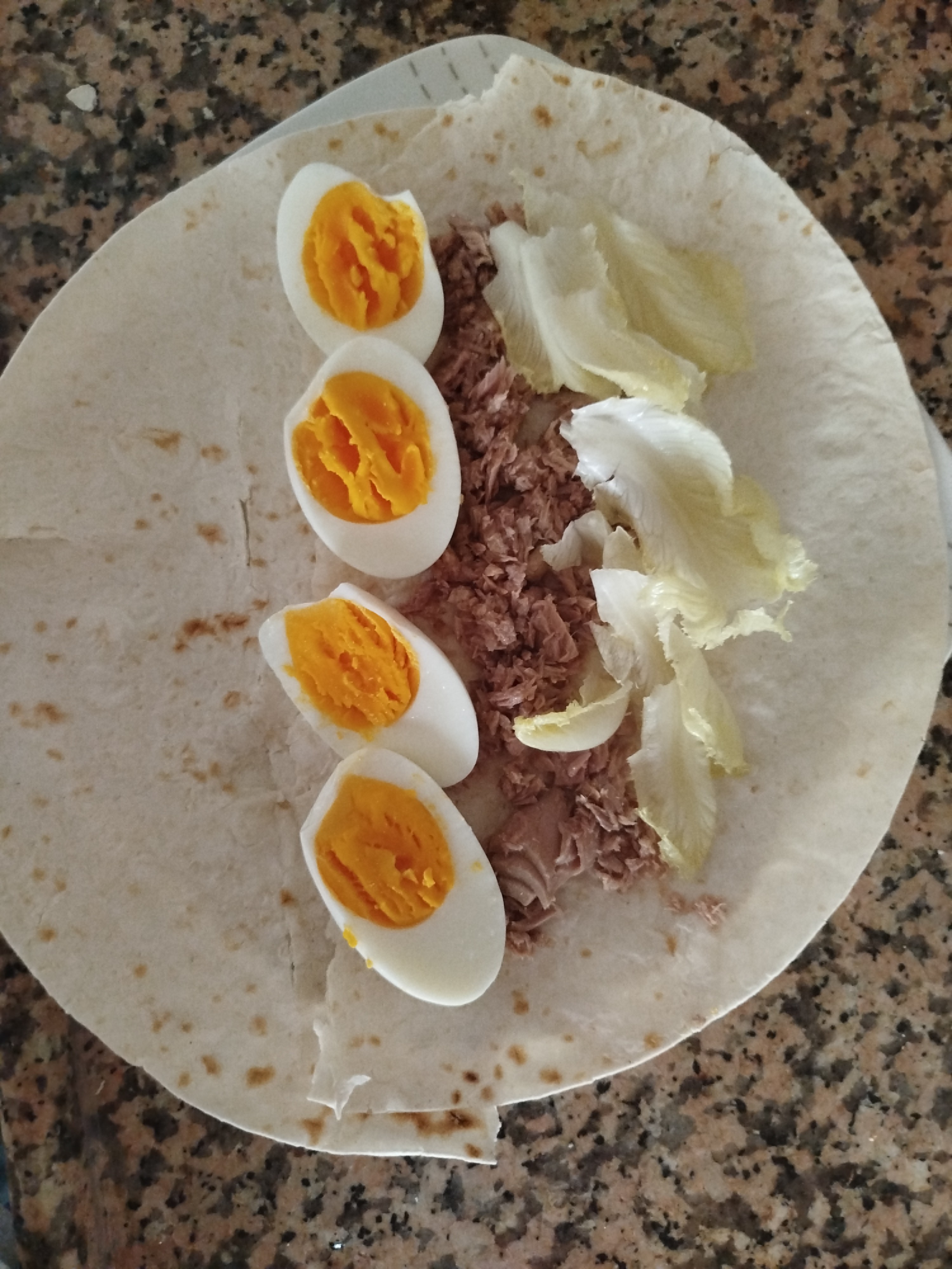 Egg Tuna Wrap