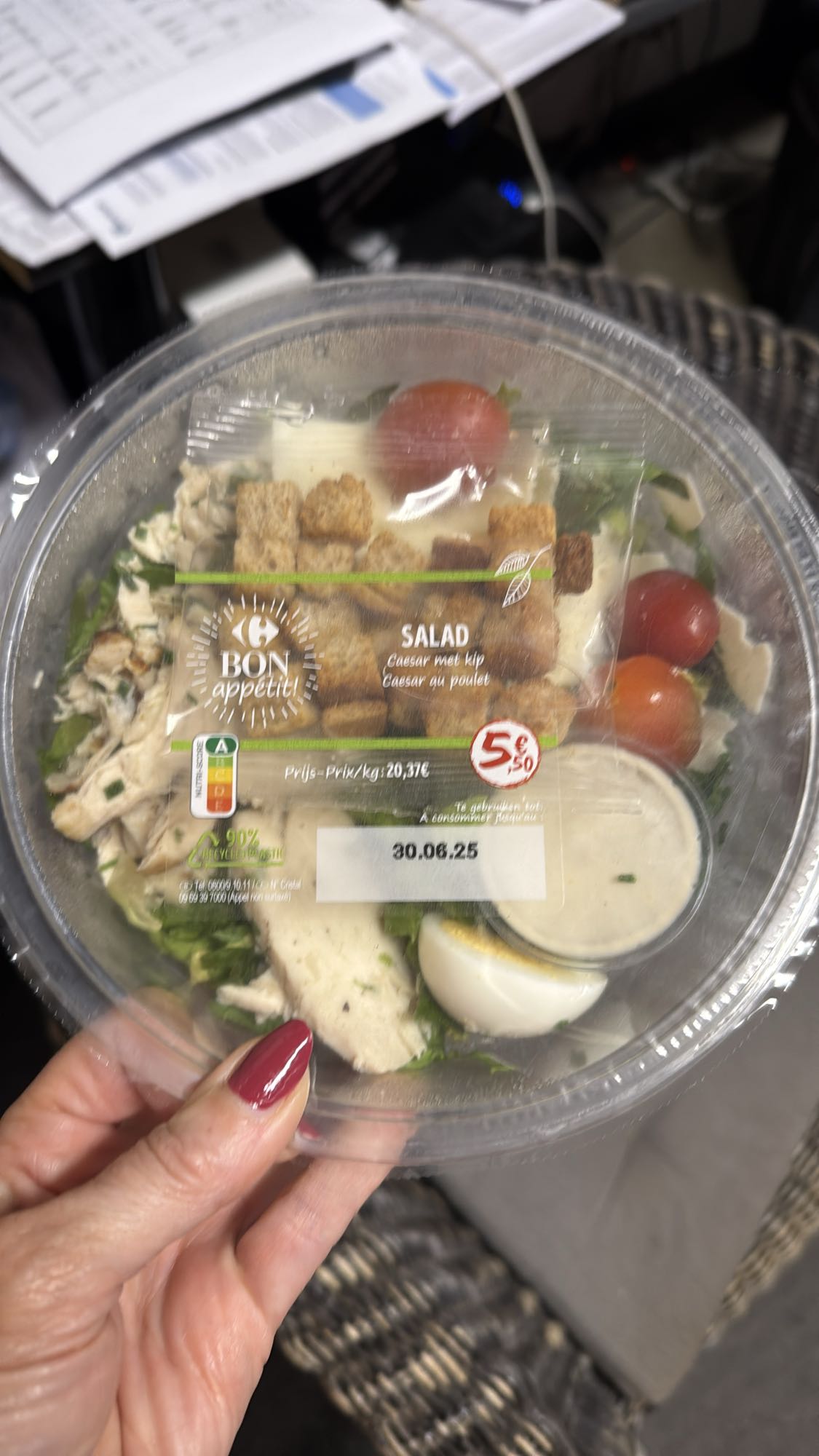 Caesar salade met kip