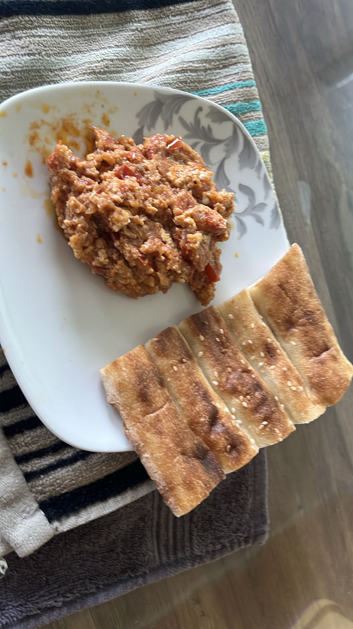 Menemen med bröd