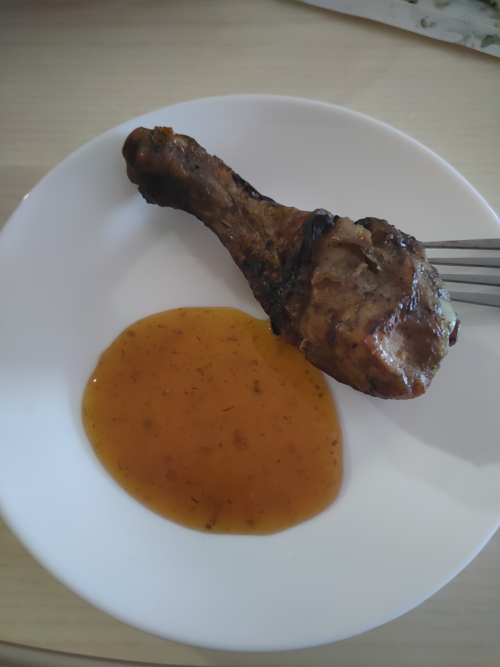 Grilled Chicken with Sauce