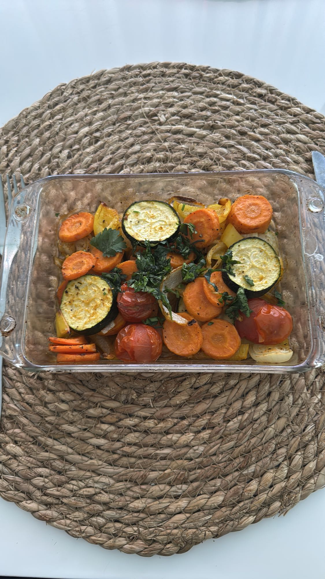 Geroosterde groenten schaal