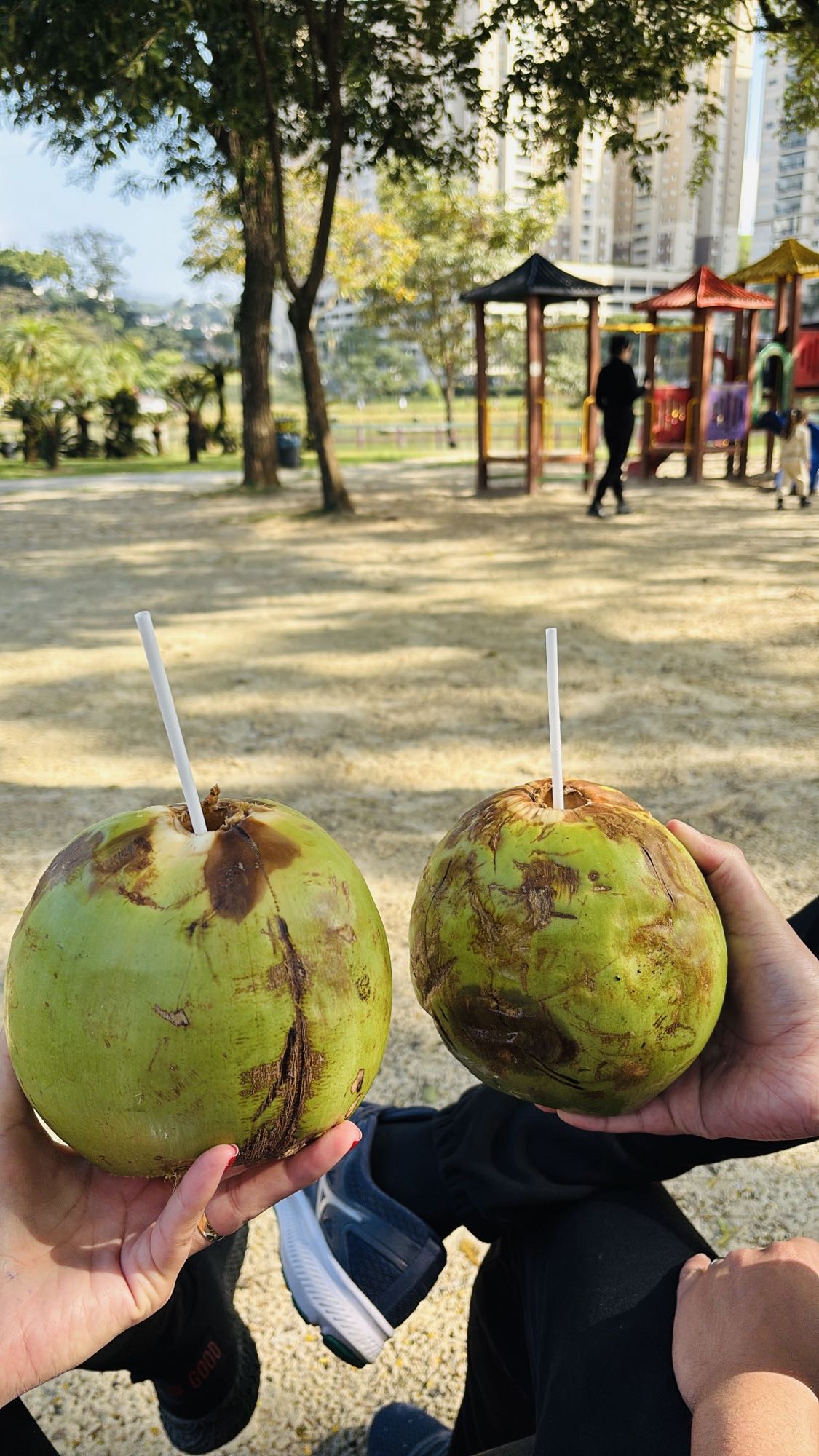 Água de coco fresca