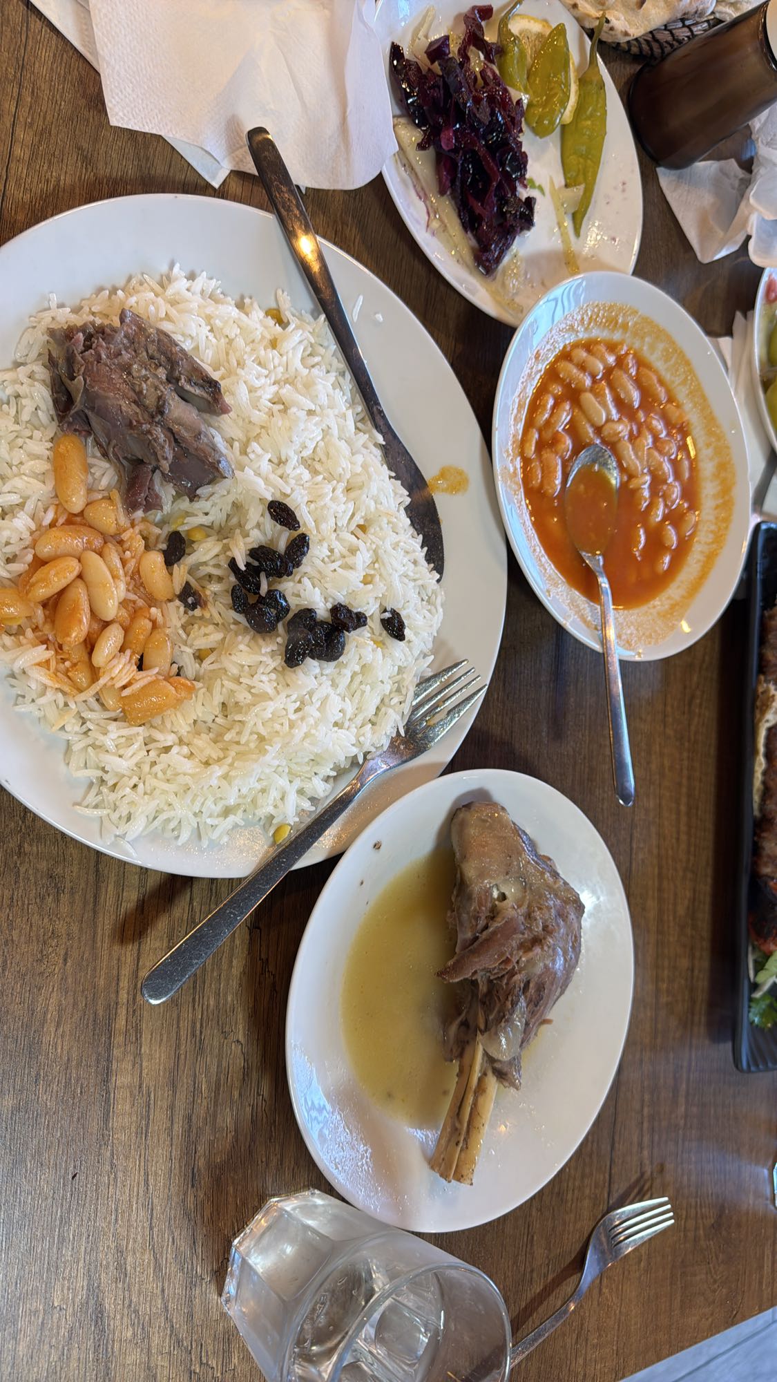 Ris med lamm och bönor