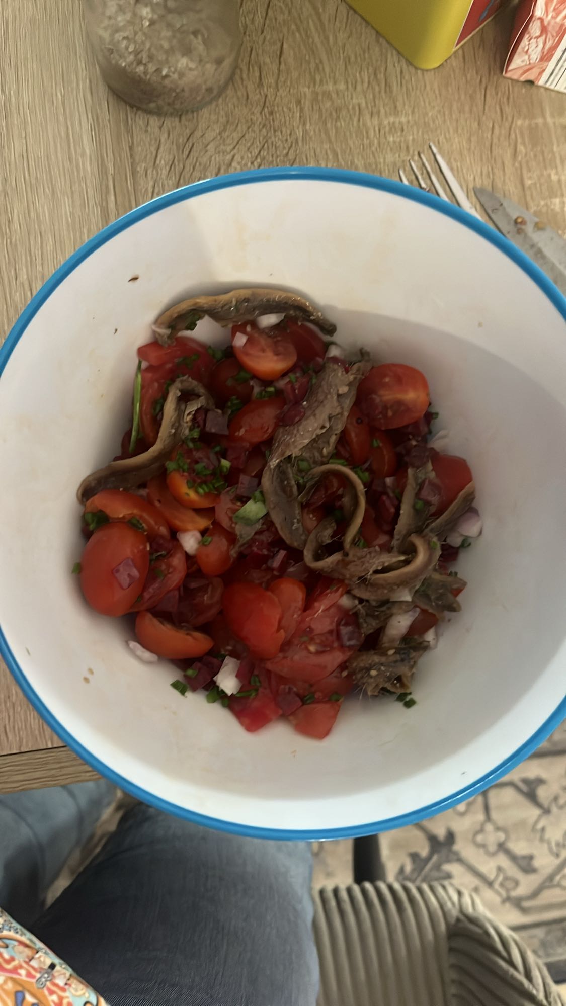 Salade aux champignons