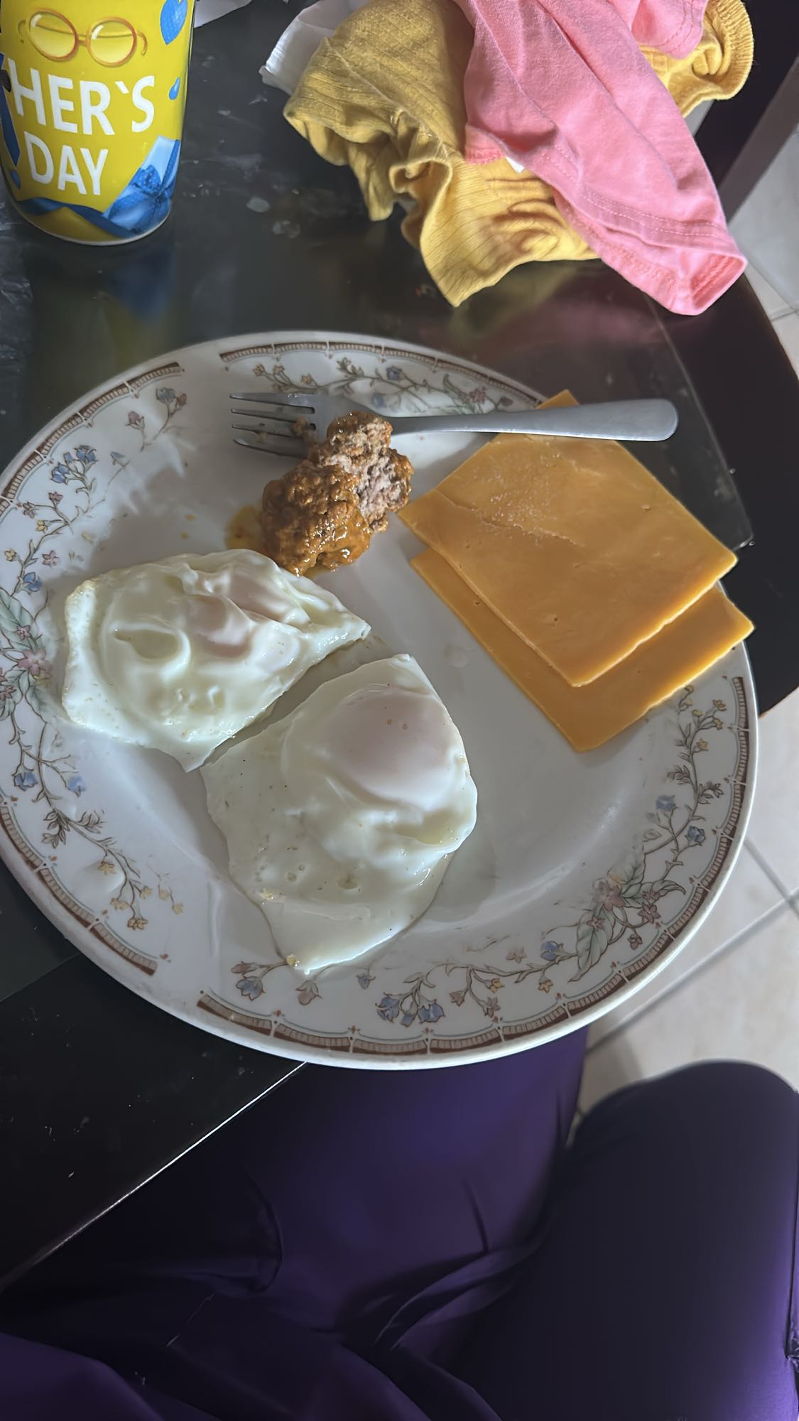 Desayuno proteico sencillo