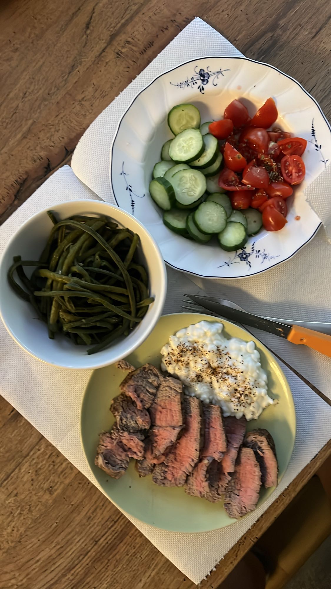 Μοσχαρίσια μπριζόλα με λαχανικά