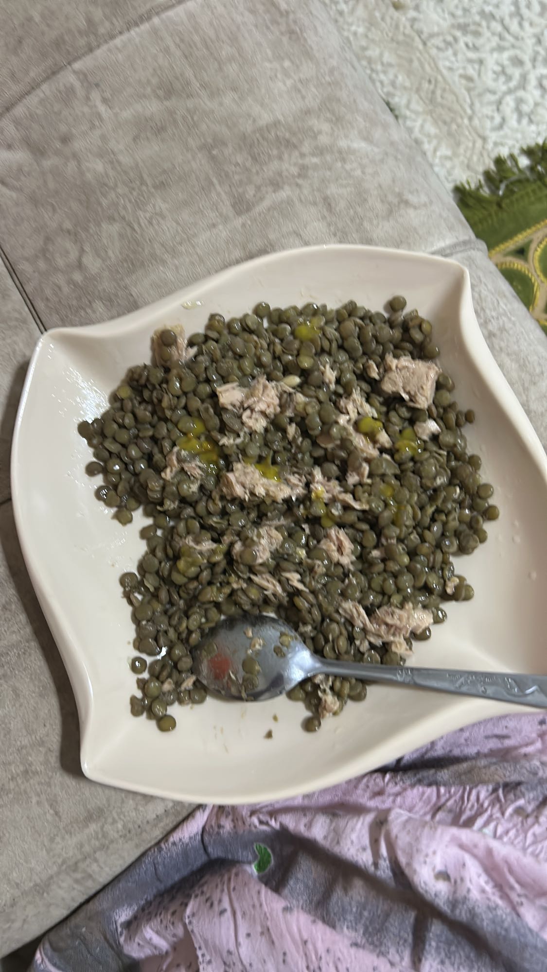 Lentil Tuna Salad