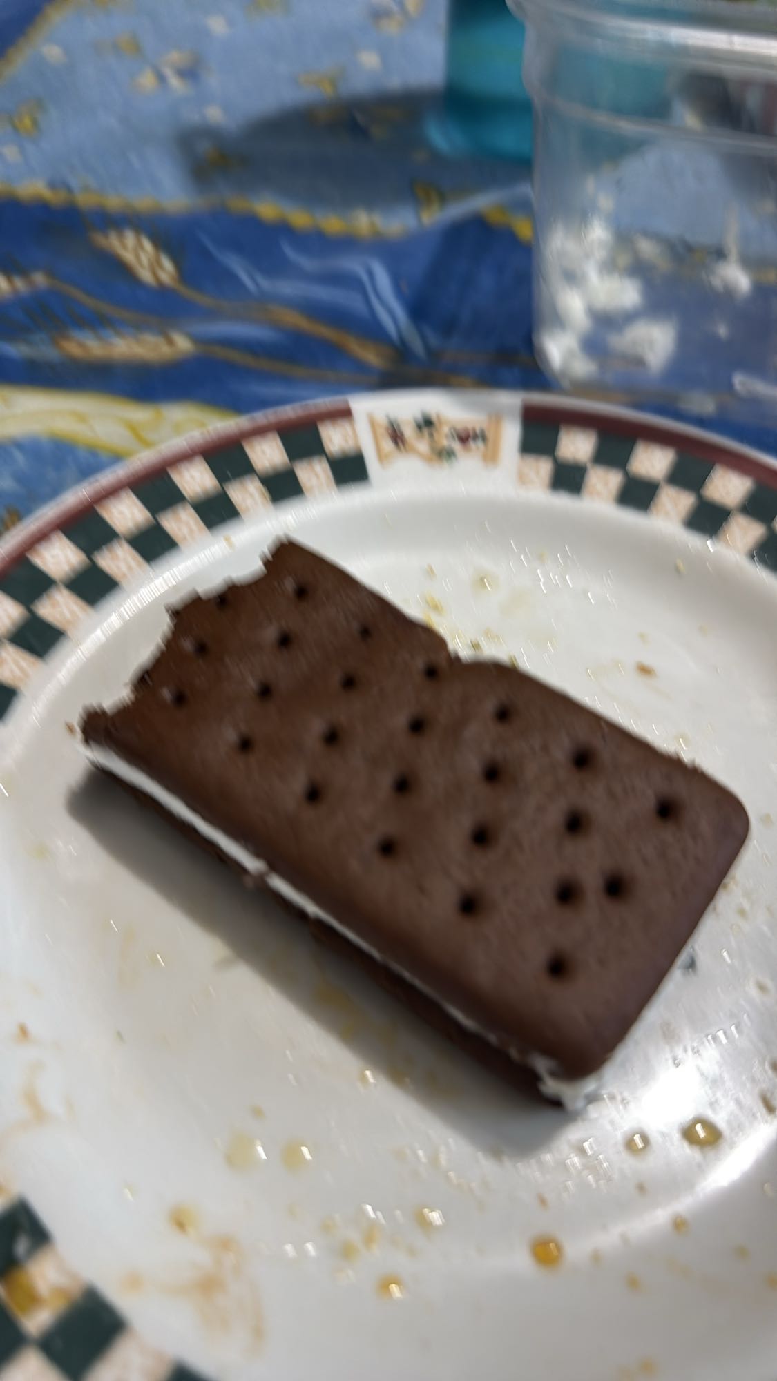 Sandwich glacé au chocolat