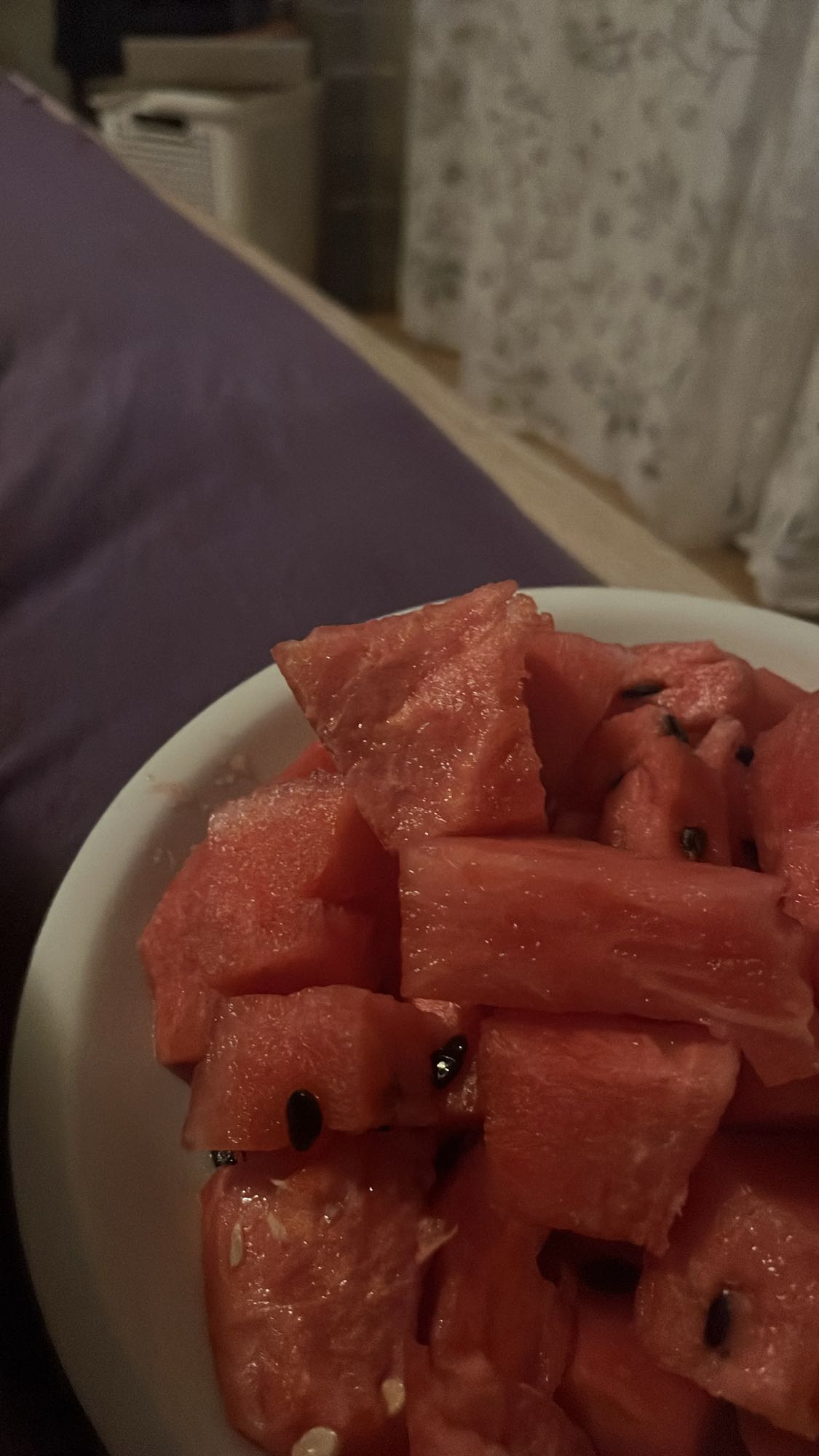 Wassermelonenwürfel