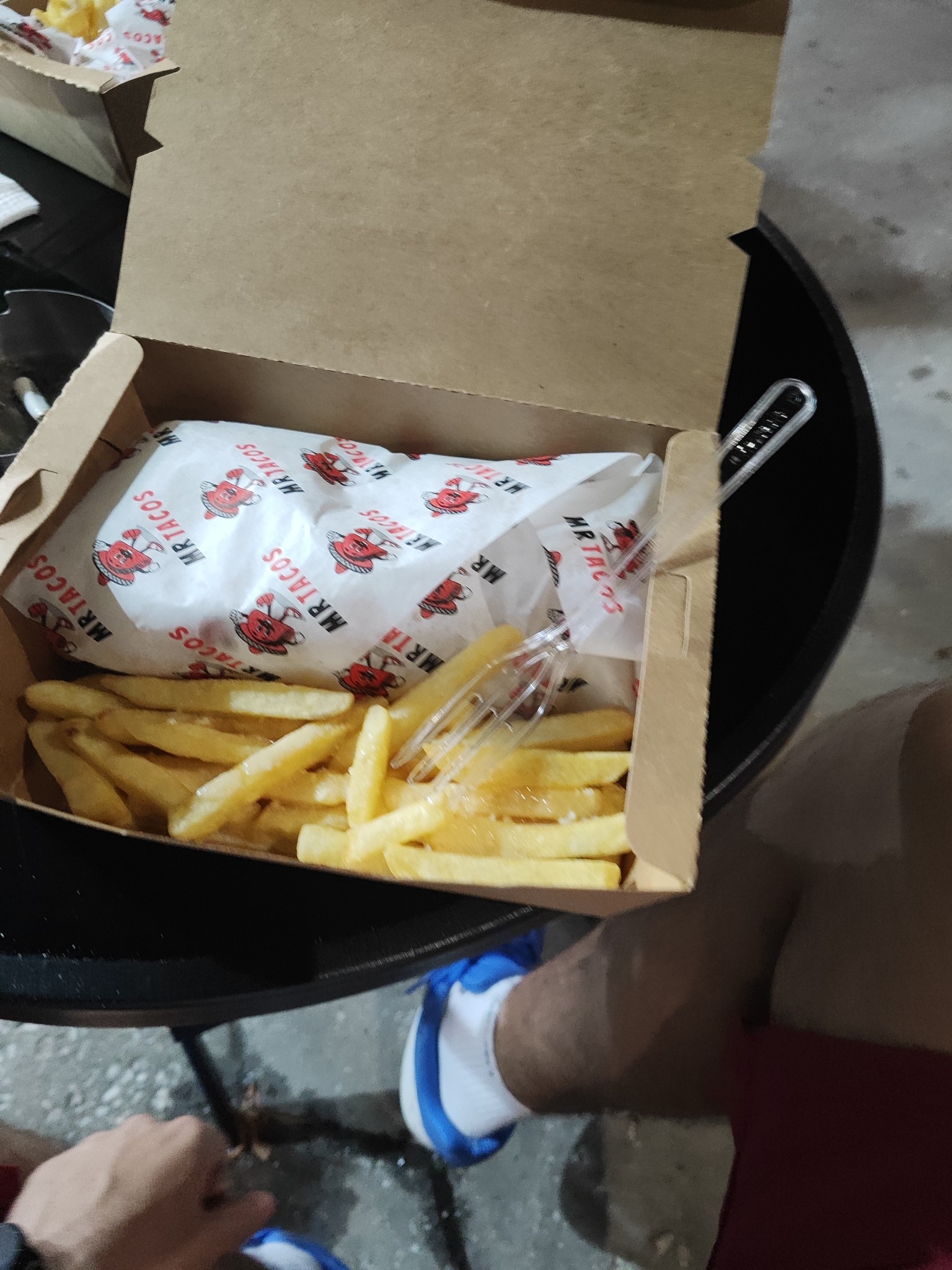 Wrap and Fries Box