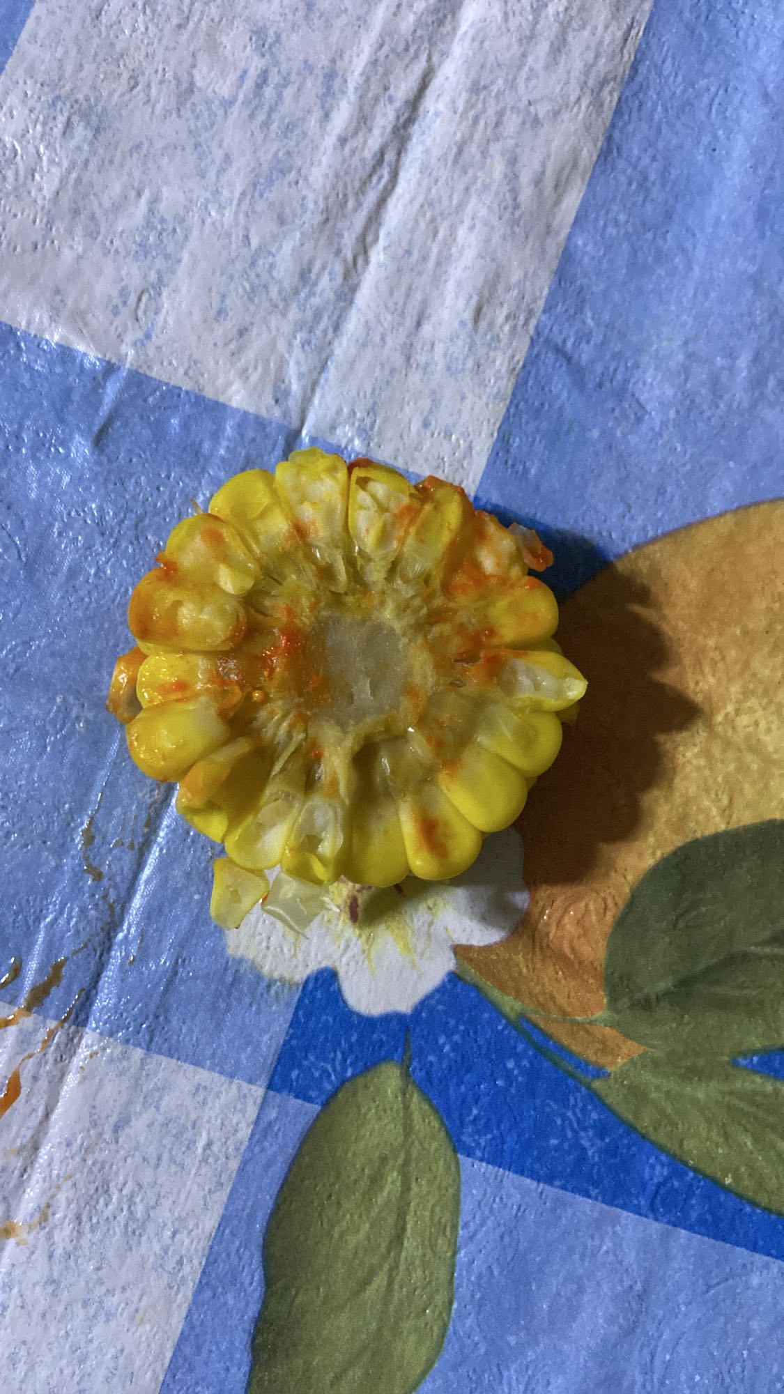 ذرة مسلوقة مع بهارات