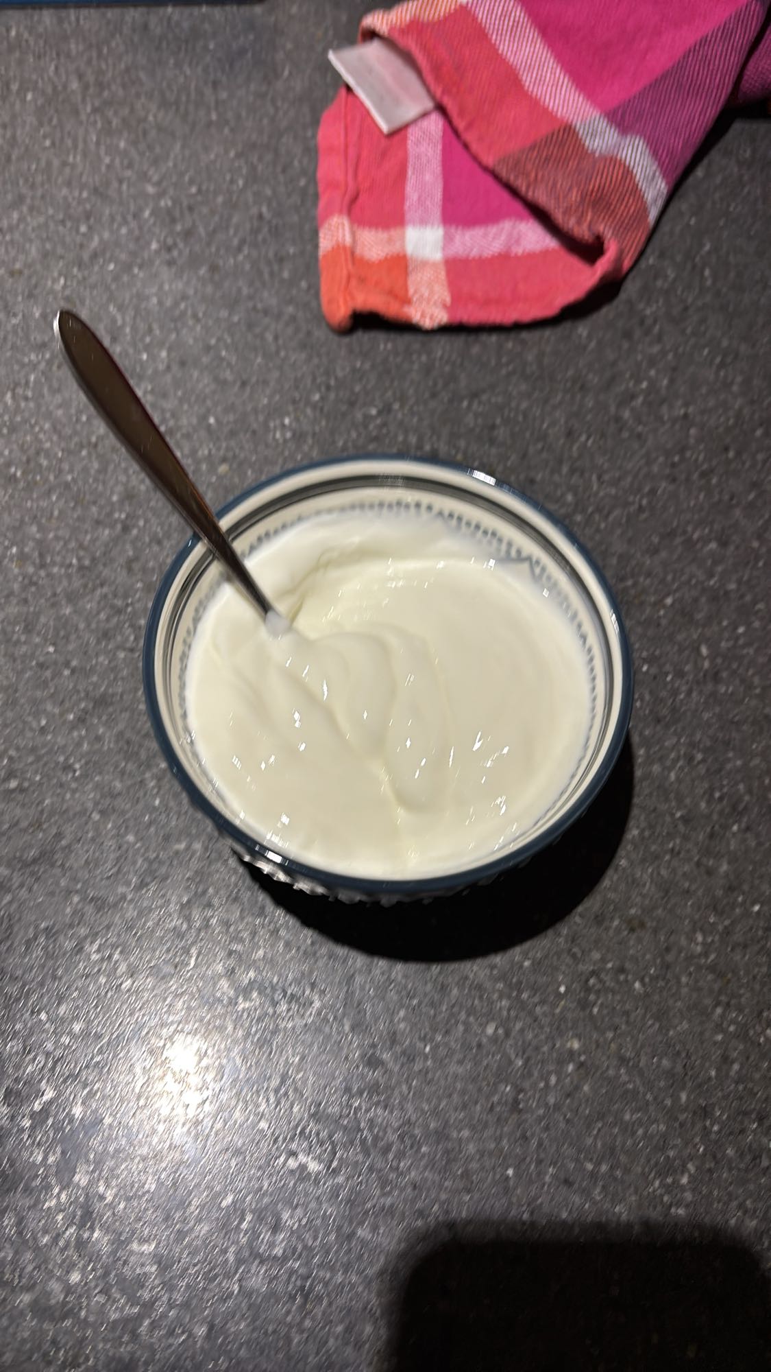 Bol de yaourt nature