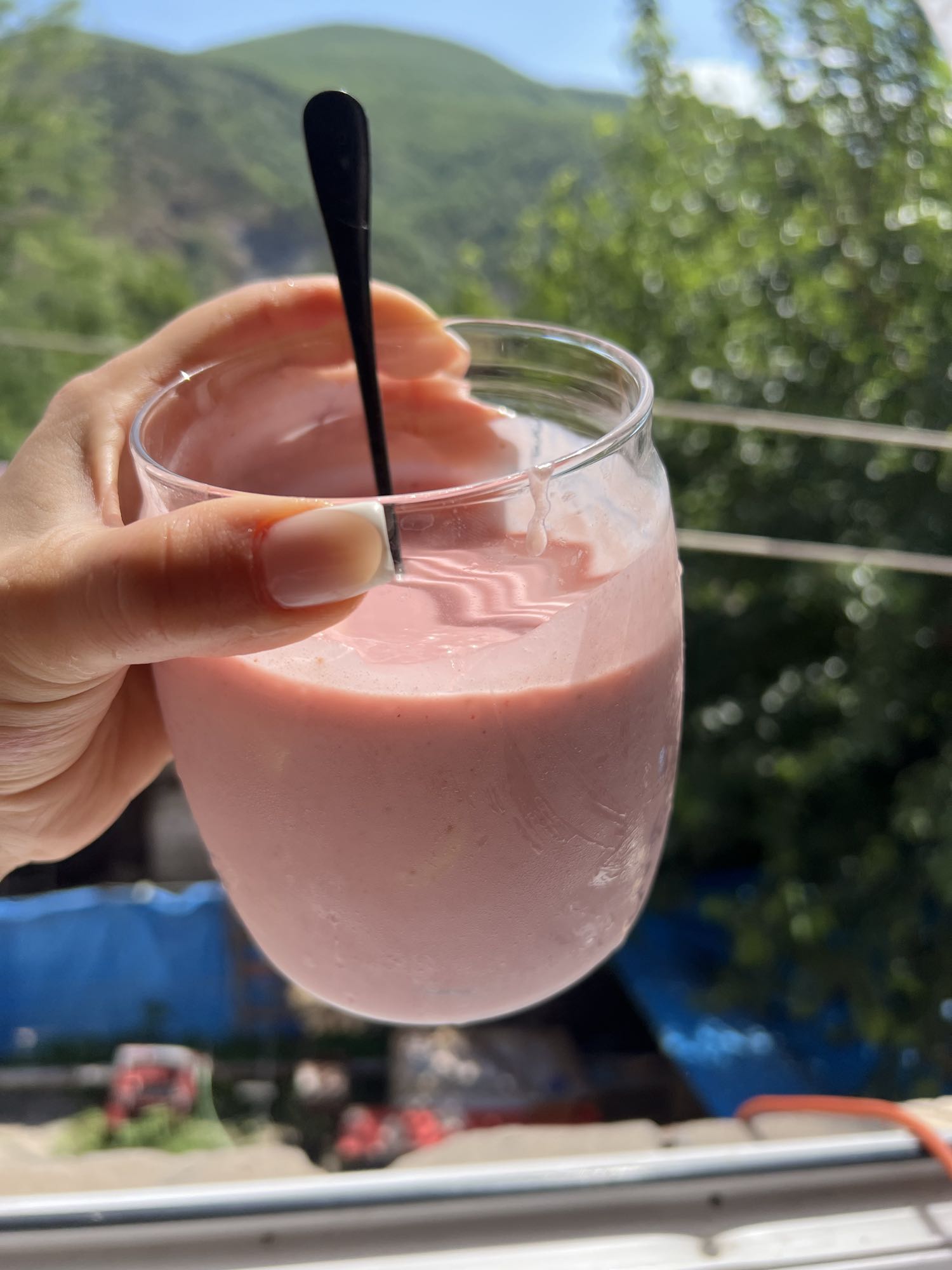 клубничный смузи