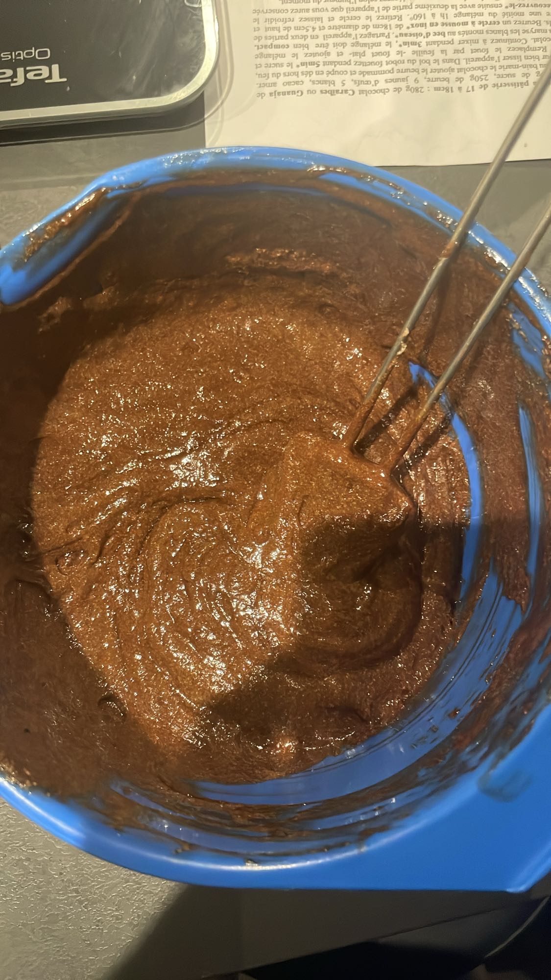 Pâte à gâteau au chocolat