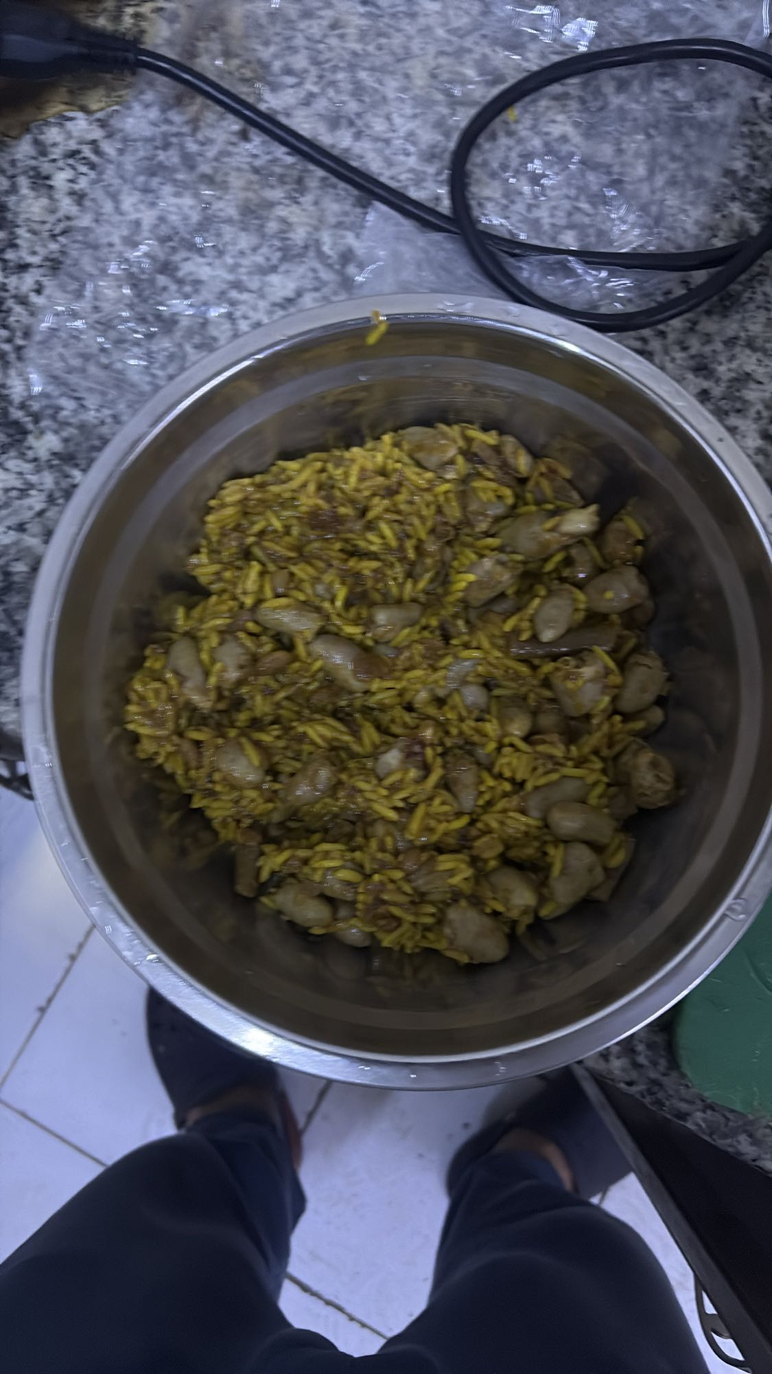 Rice with fava beans