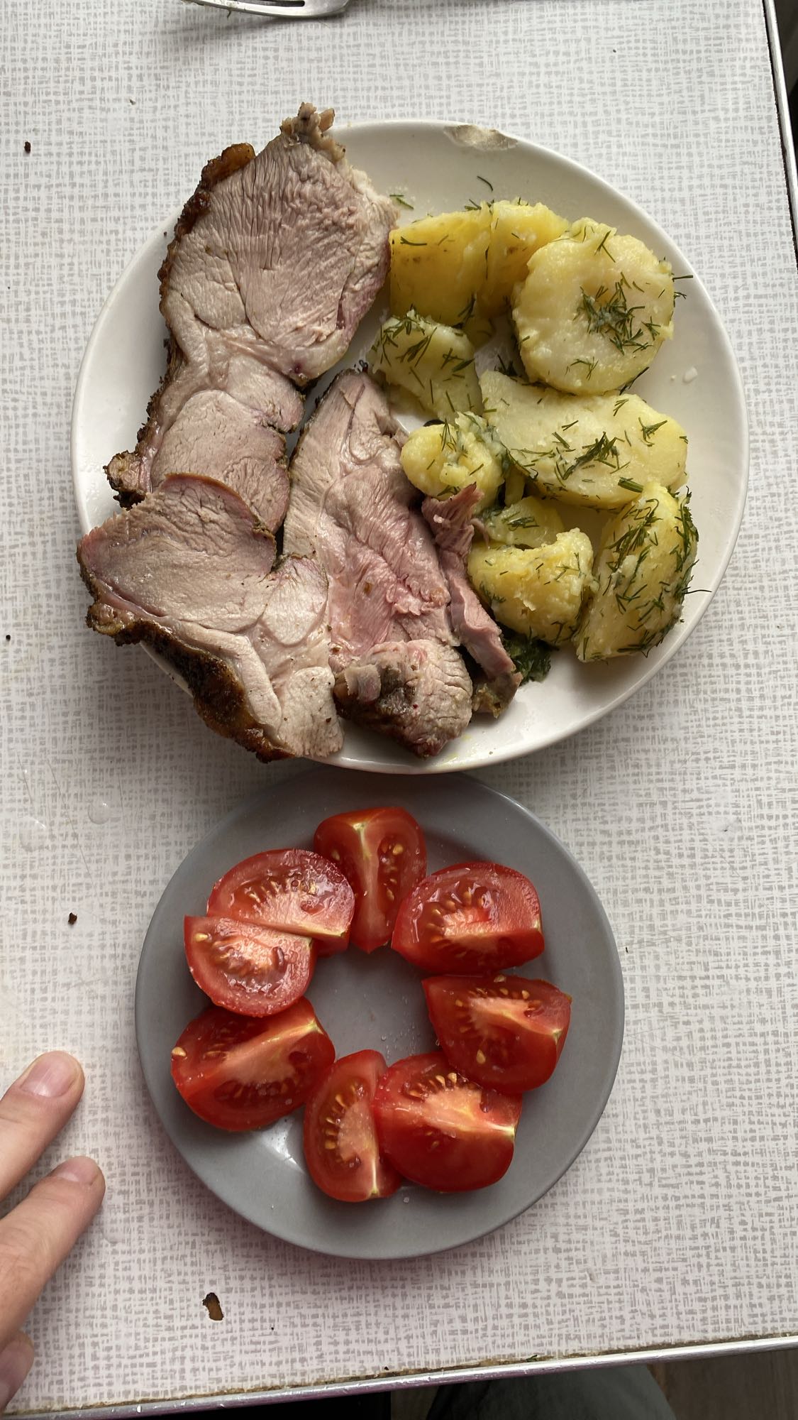 Индейка с картошкой и помидорами