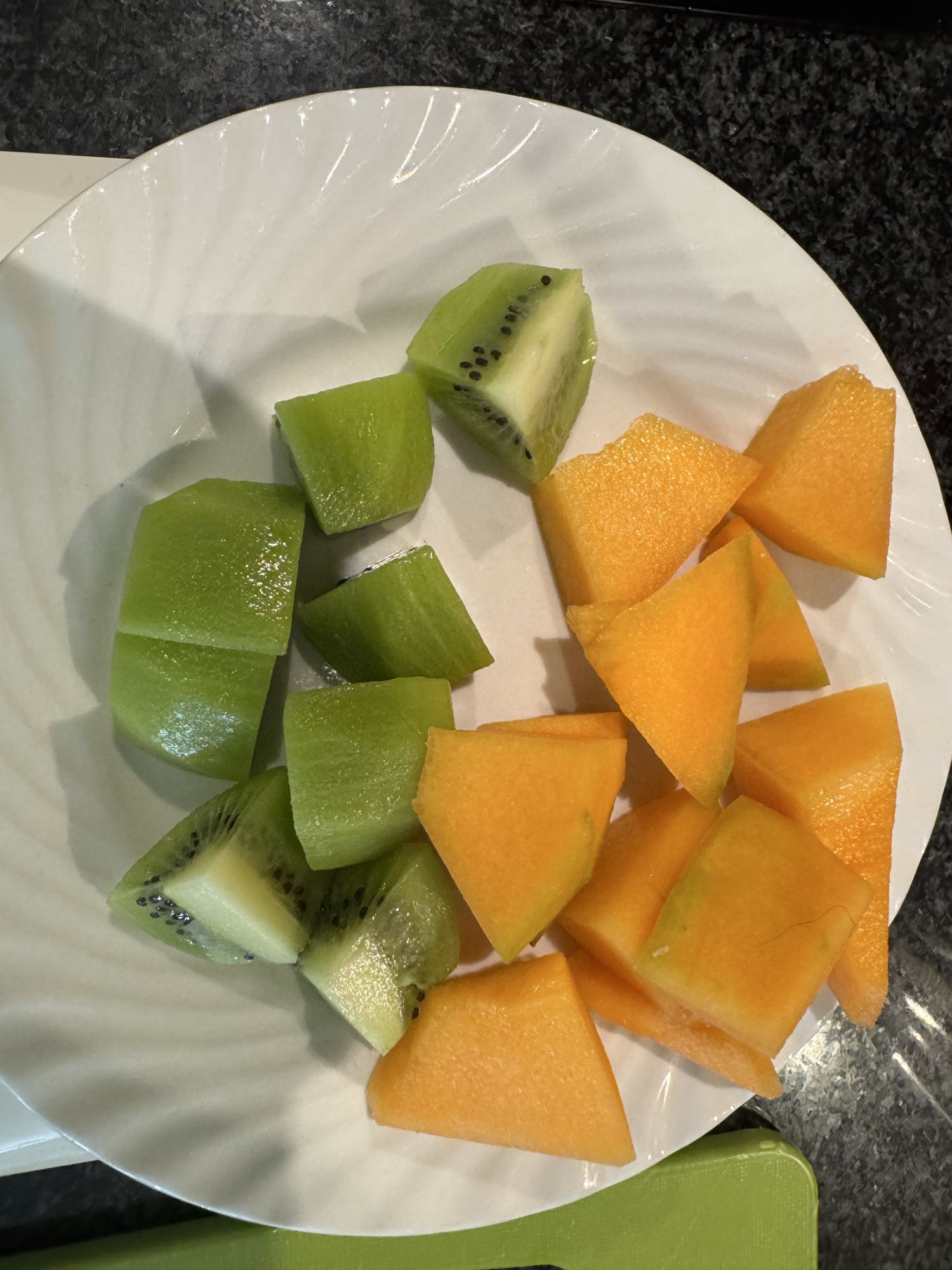 Kiwi and Melon Plate