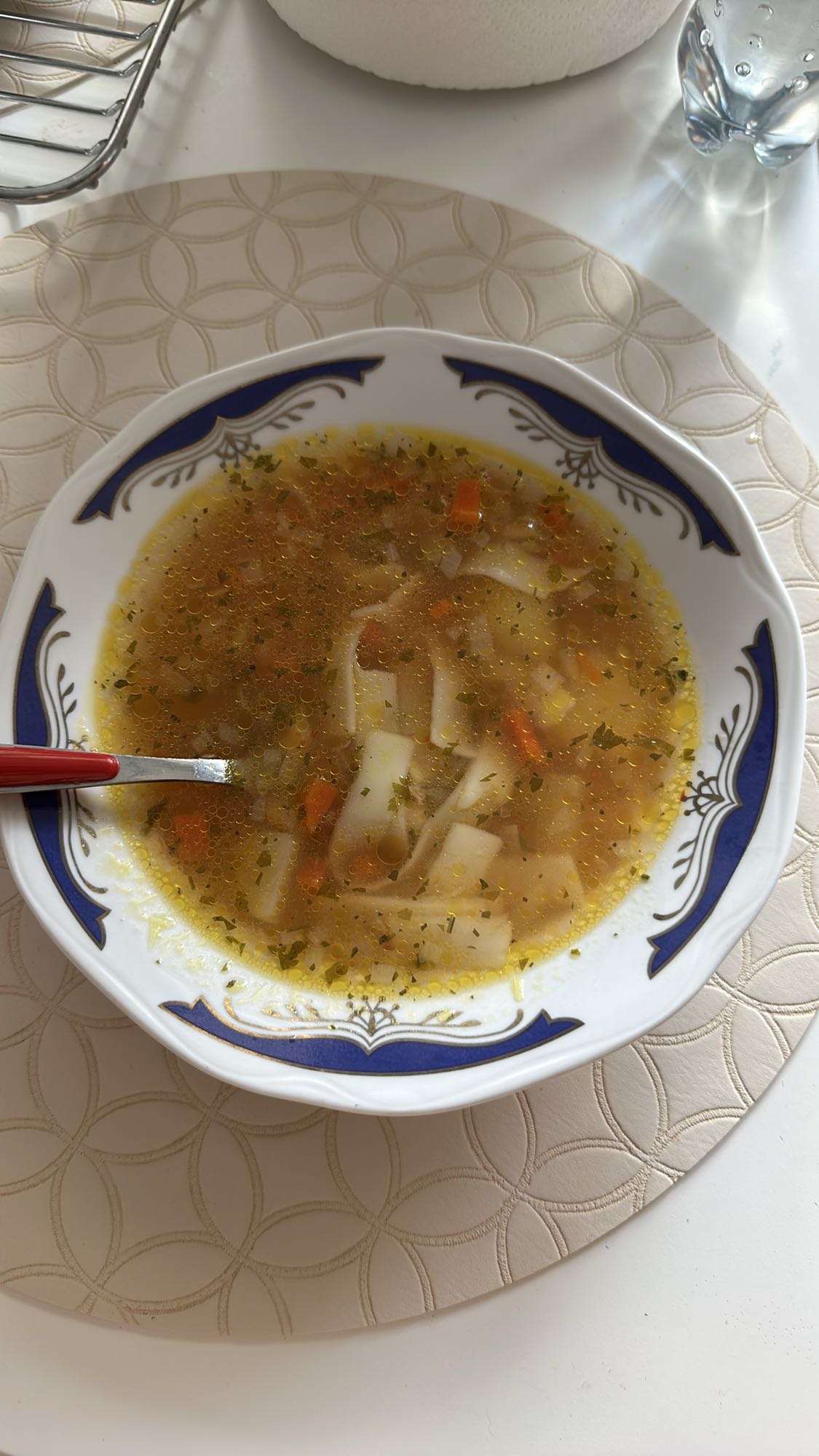 vegetable noodle soup