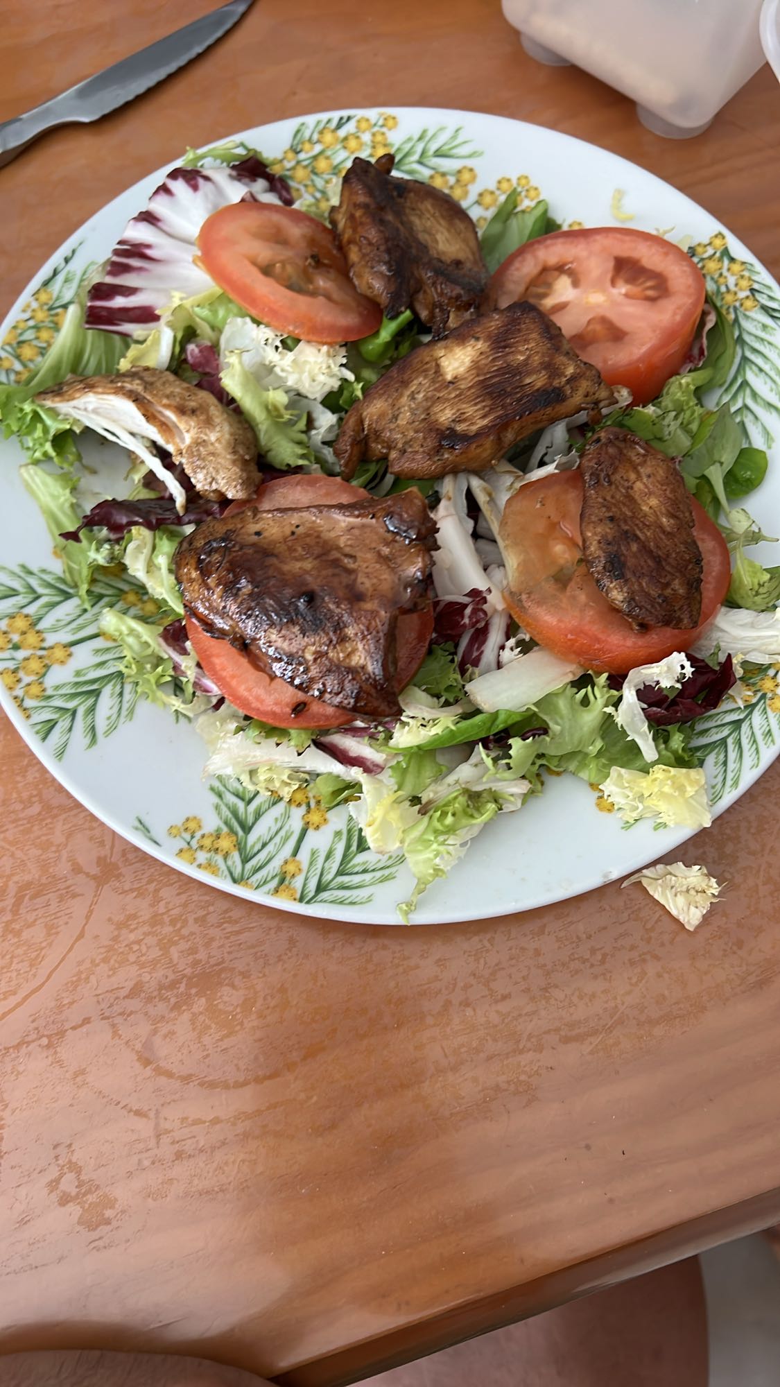 Ensalada con pollo