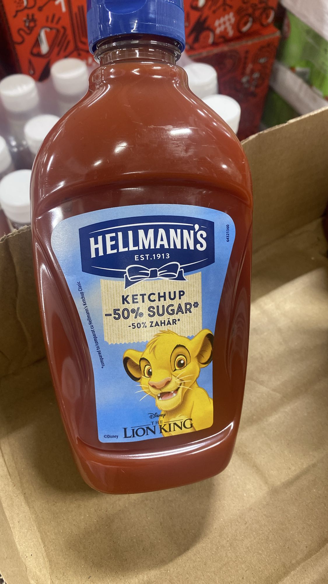 Ketchup cu zahăr redus