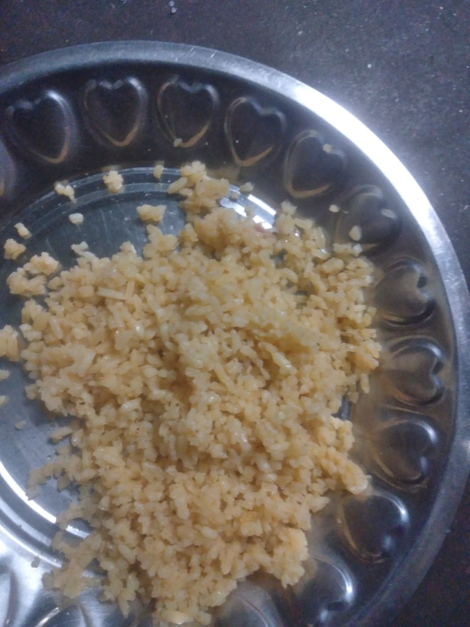 Plain cooked rice