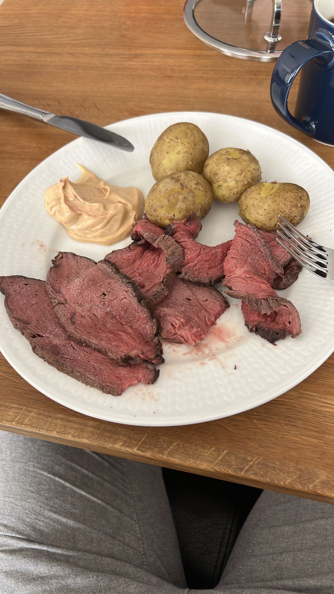 Rostbiff med potatis