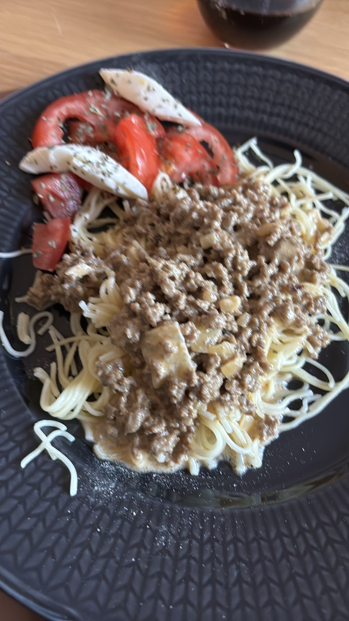 Spagetti med köttfärs