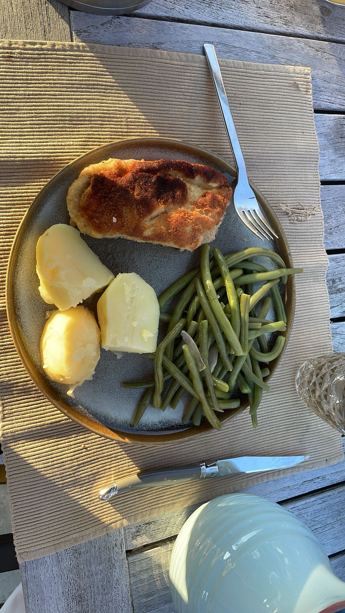 Schnitzel met groenten