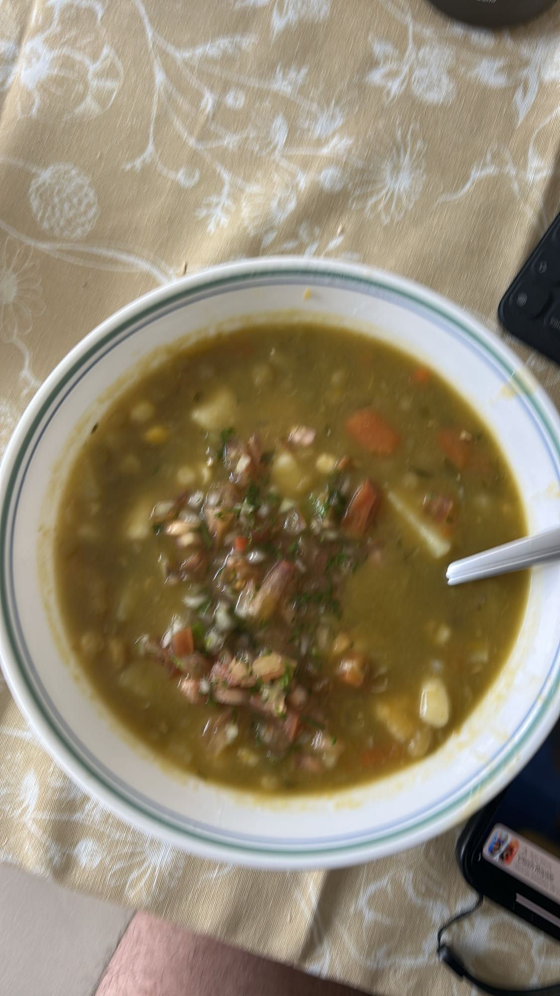 sopa de lentejas