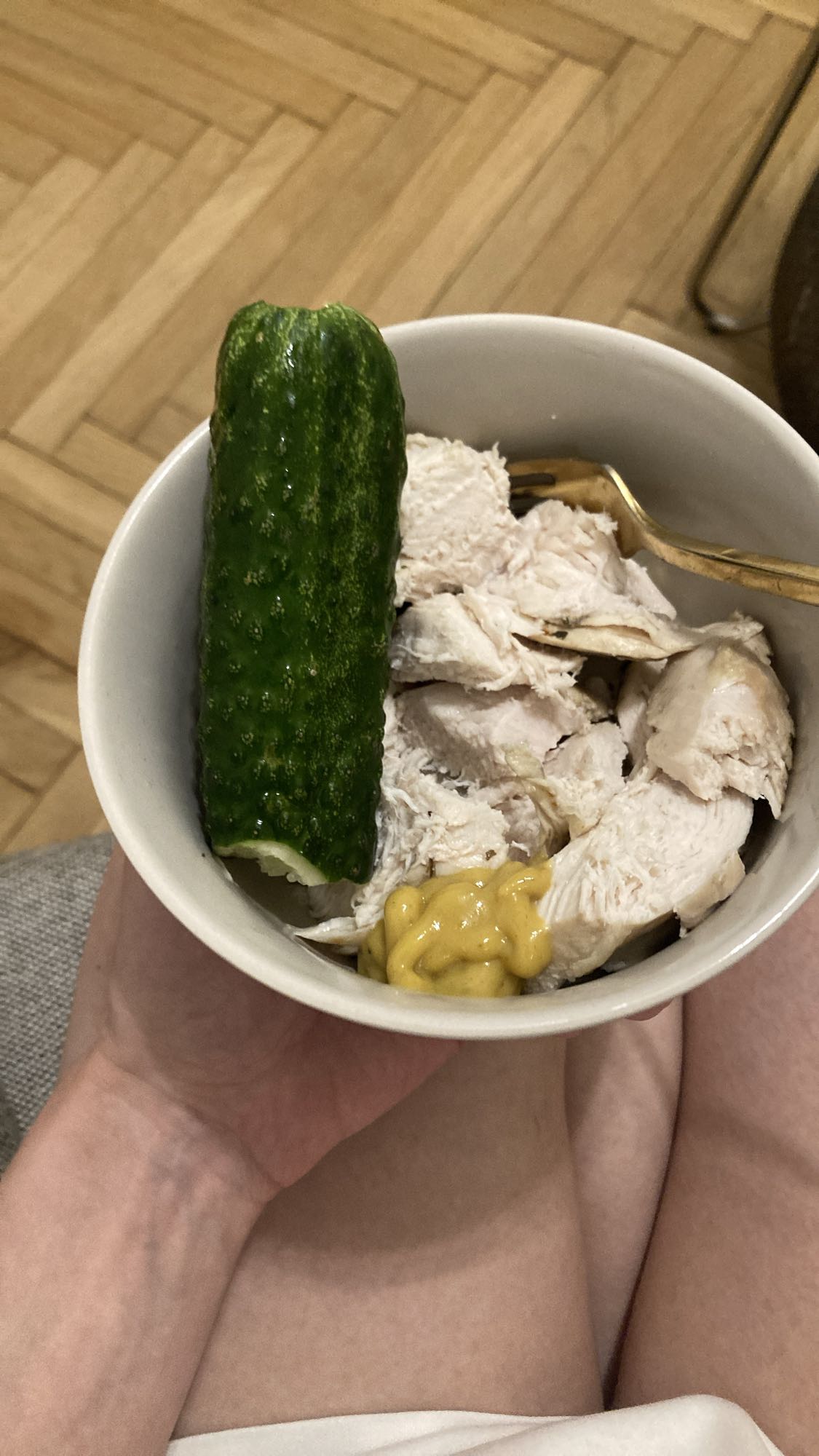 Chicken and Cucumber Bowl