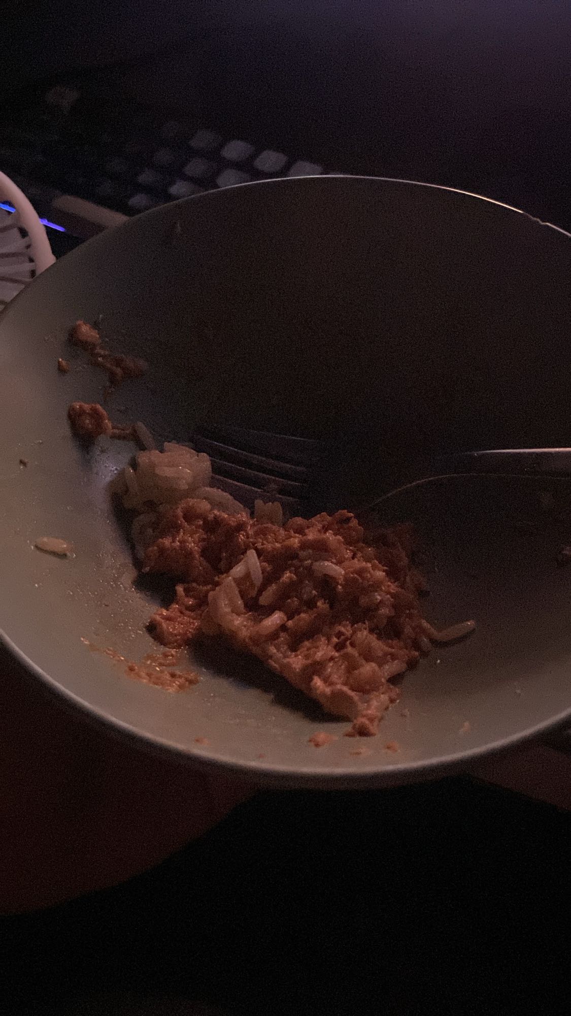 Egg and rice scramble