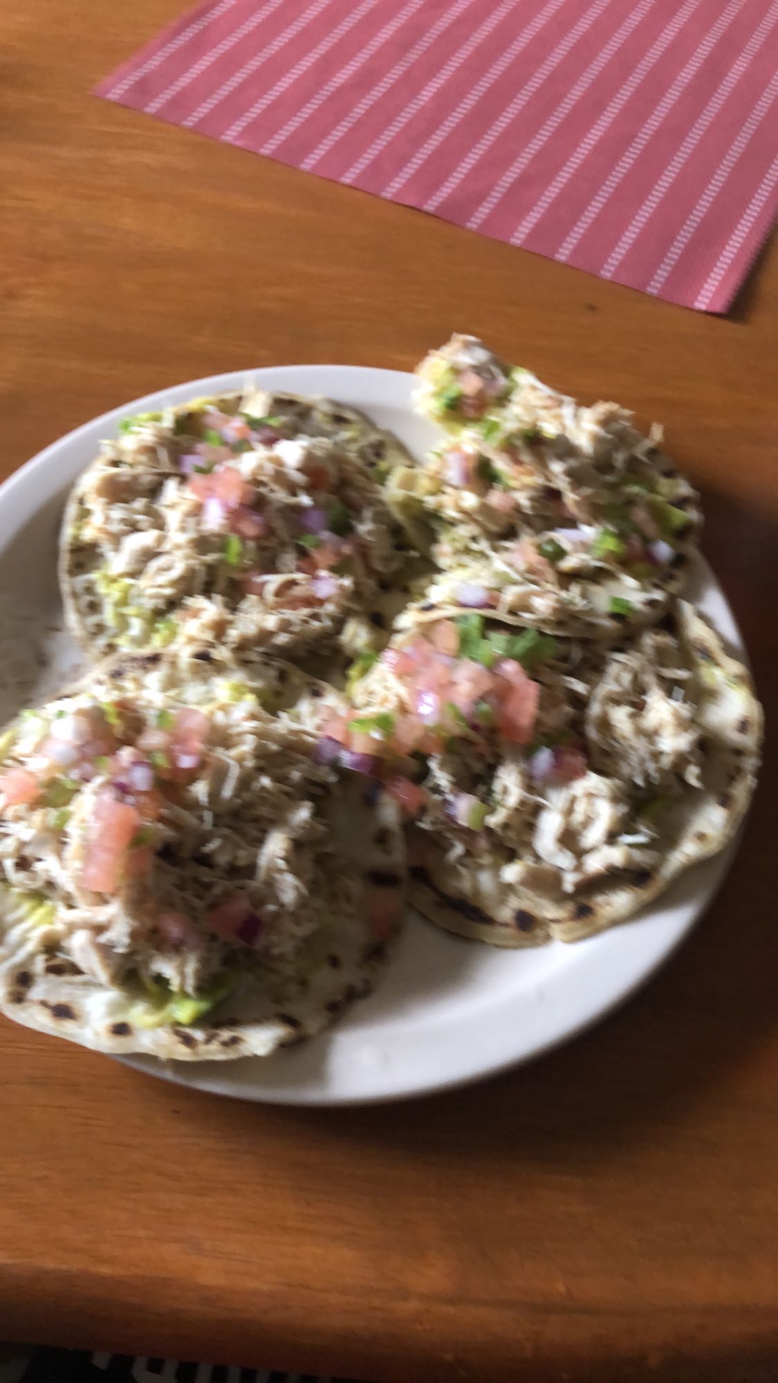 Chicken Tostadas