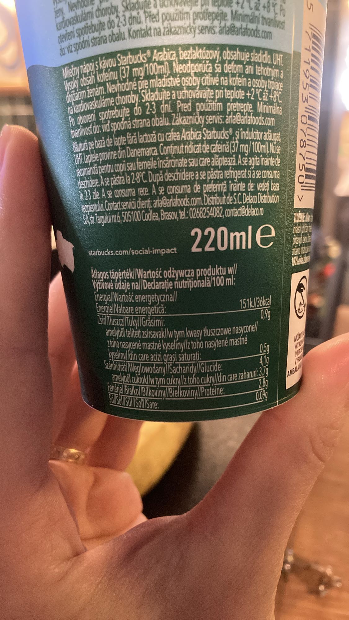 Iced Coffee Milk Drink