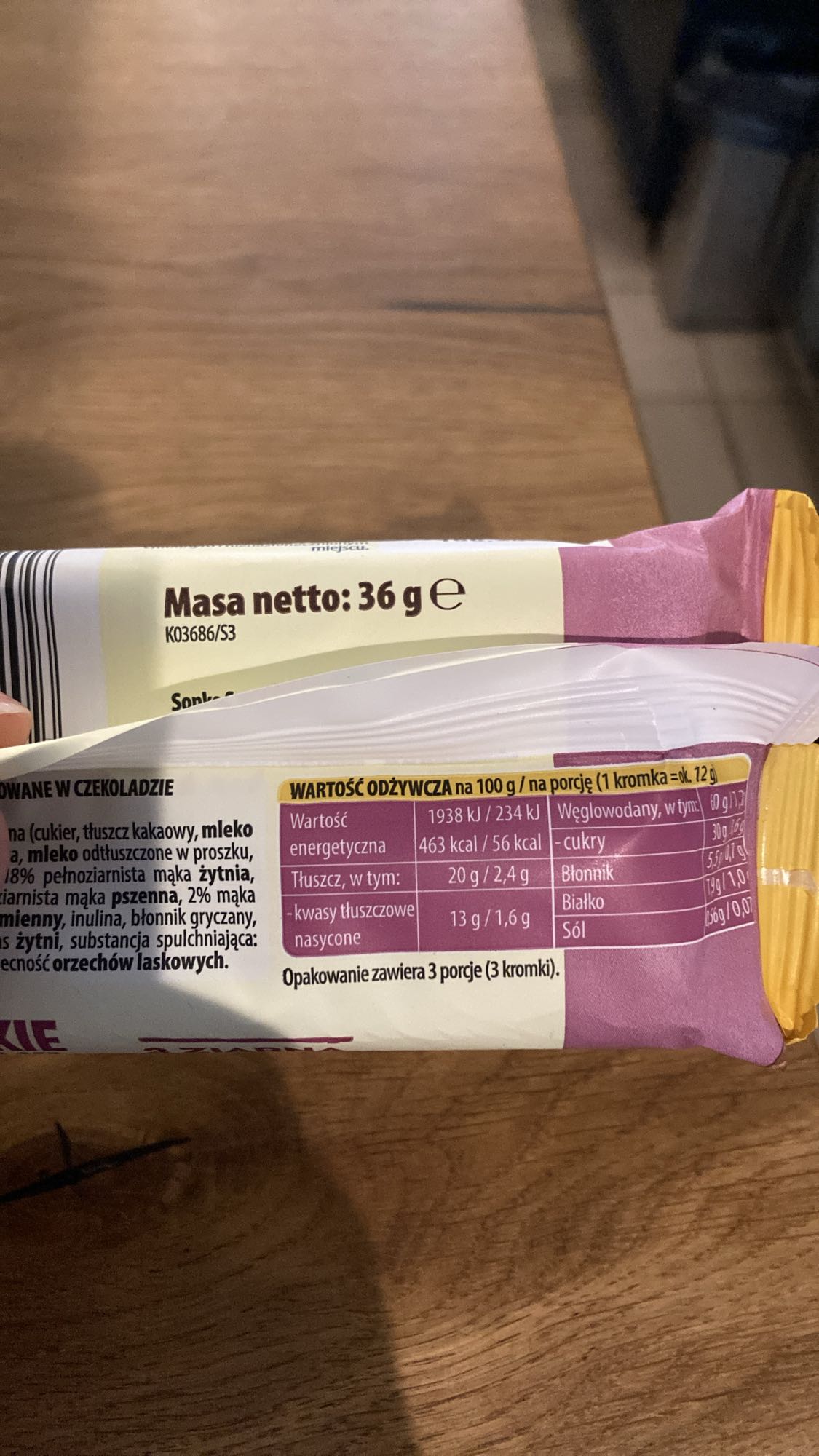 Chocolate cereal bar