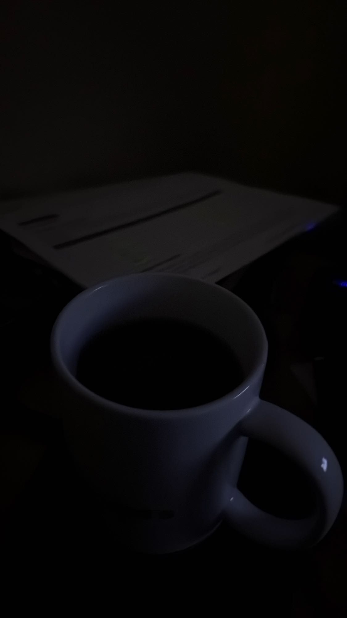 tasse de café noir