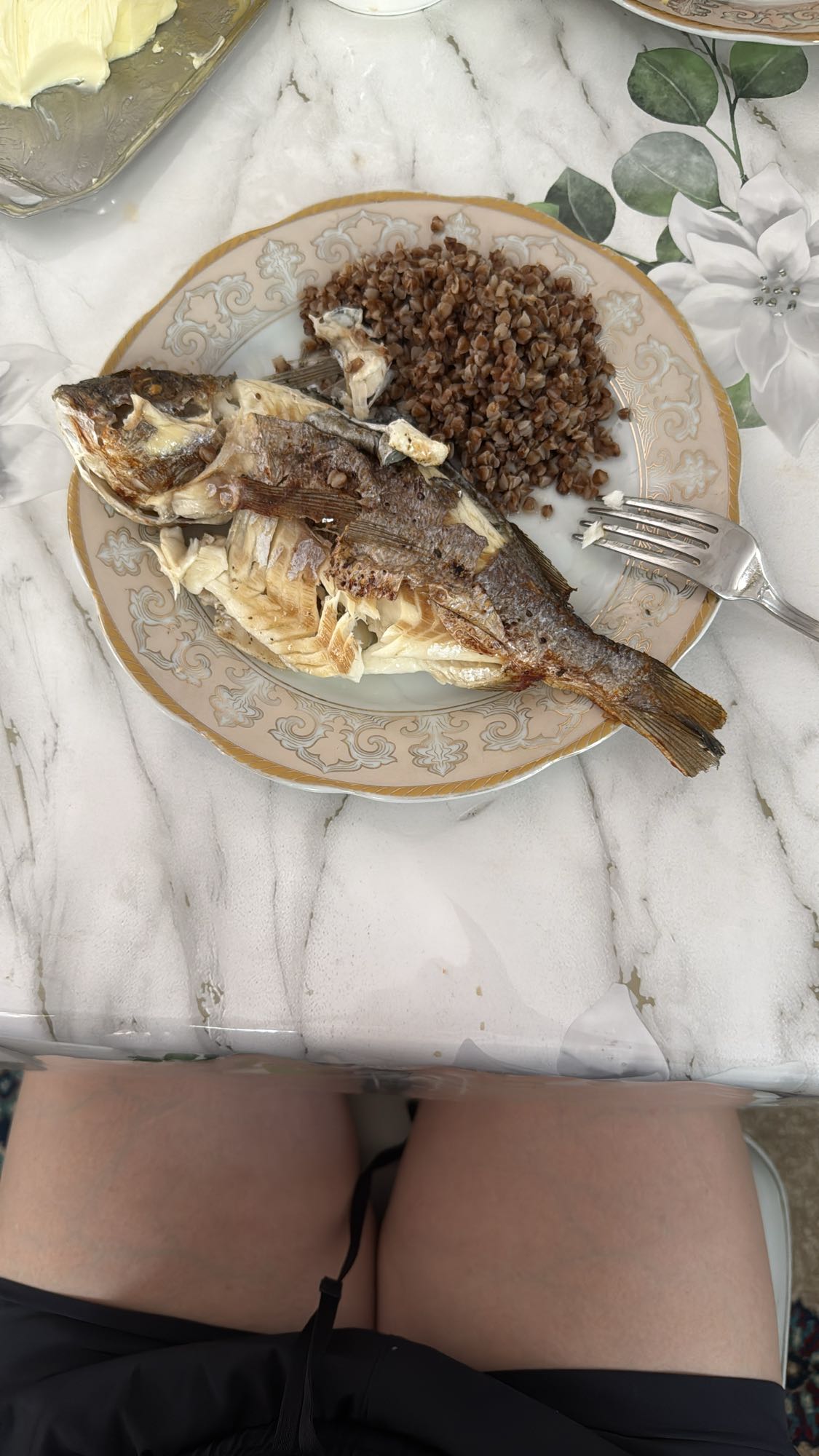 рыба с гречкой