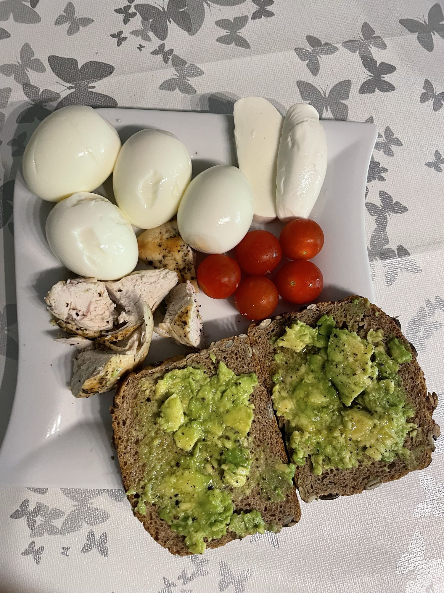 Avocado Toast Protein Plate